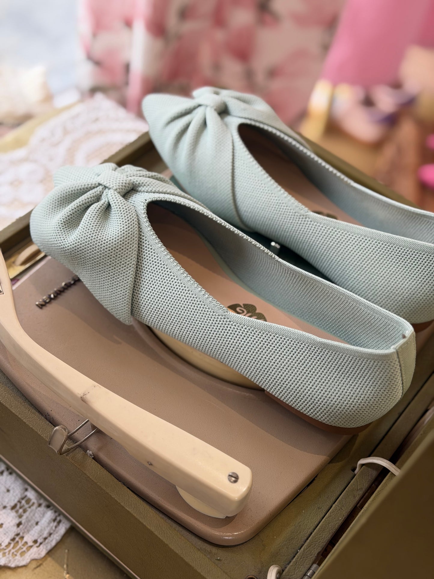 Ballerina fiocco - VERDE SALVIA