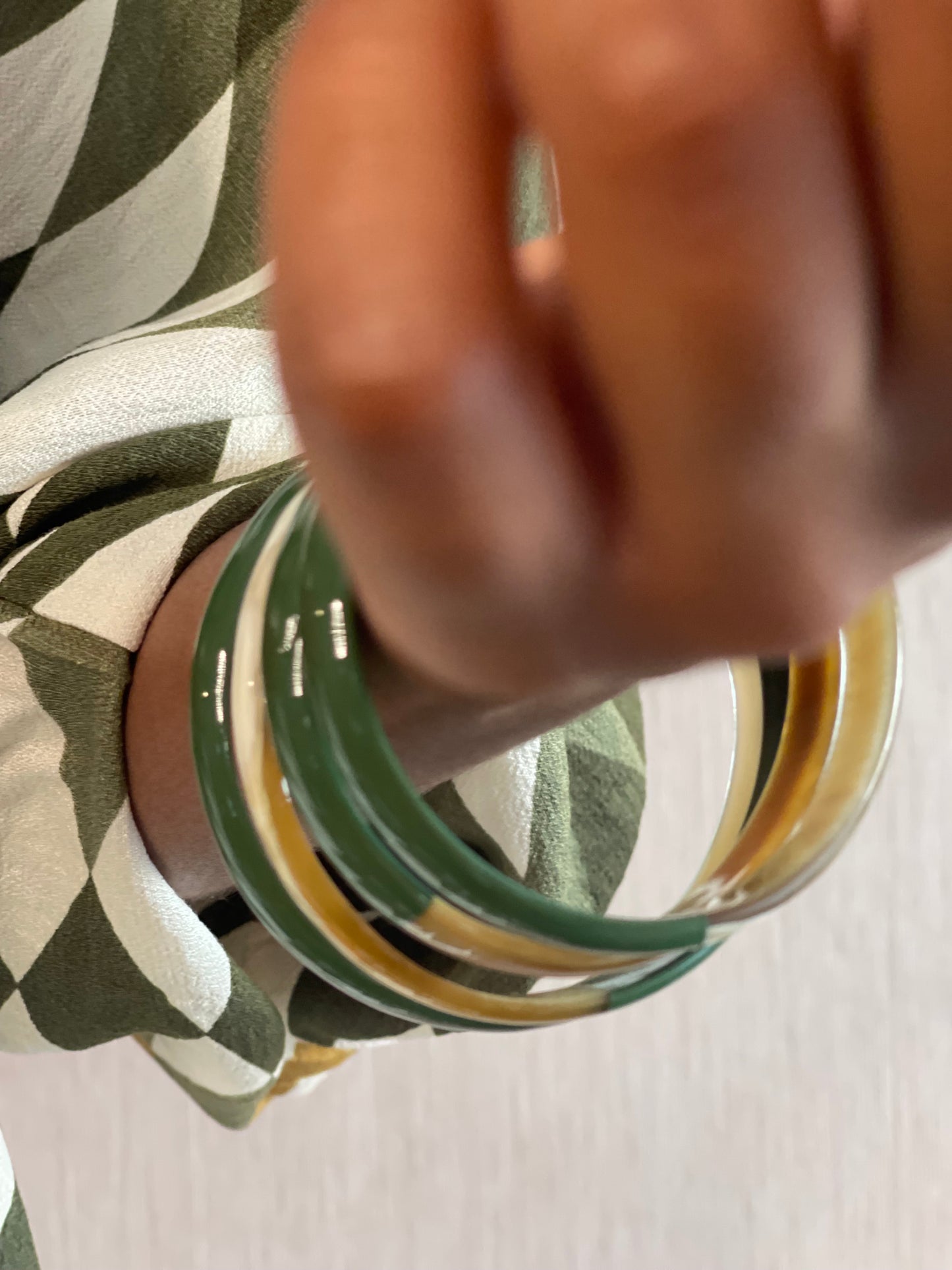 BRACCIALE CORNO-2 Duo Verde - VERDE