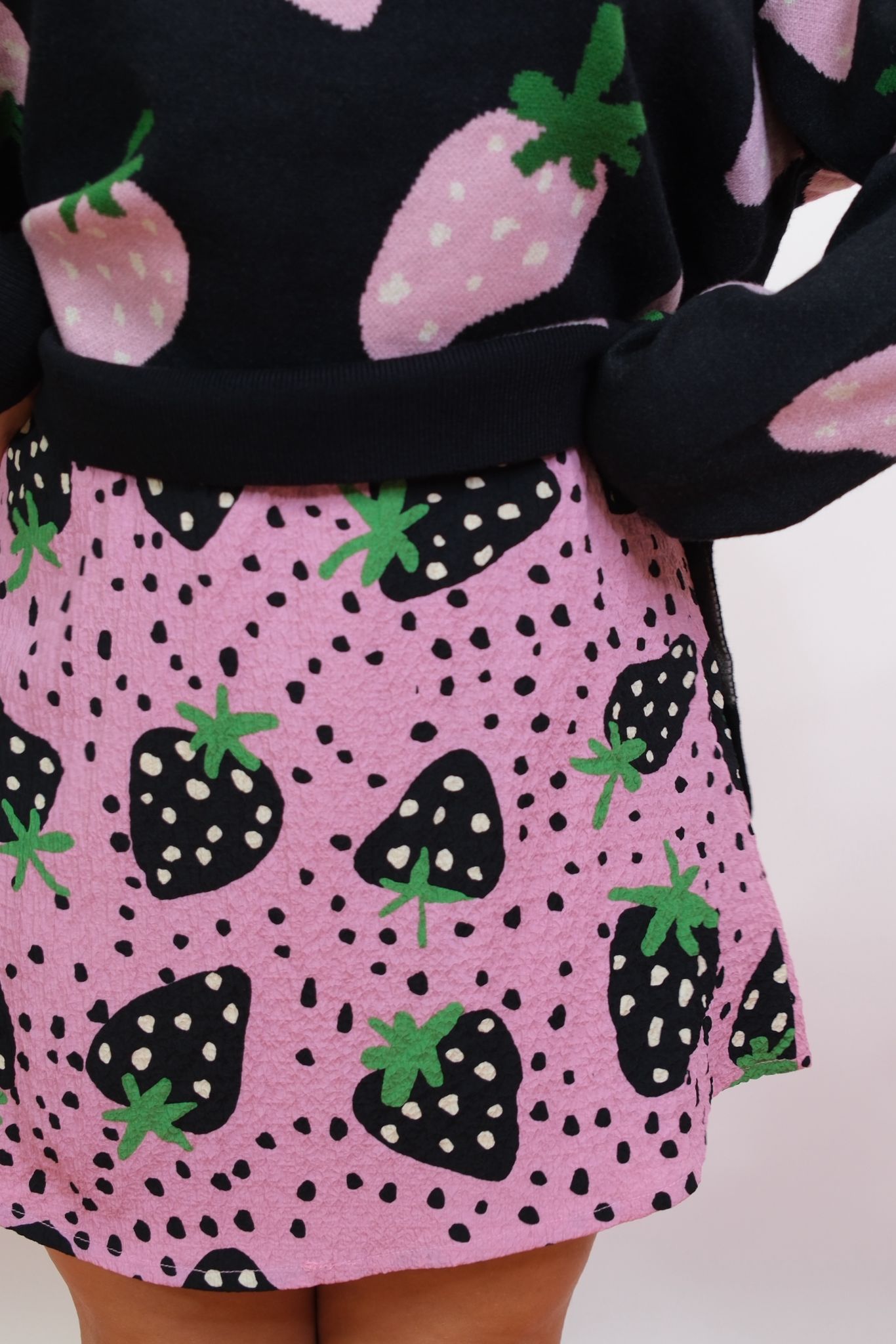 Gonna fragole e pois - ROSA