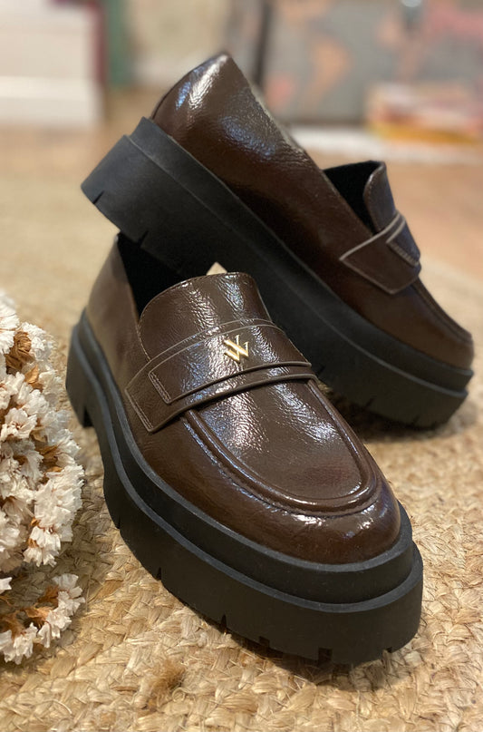 Mocassino 2401 platform - MARRONE