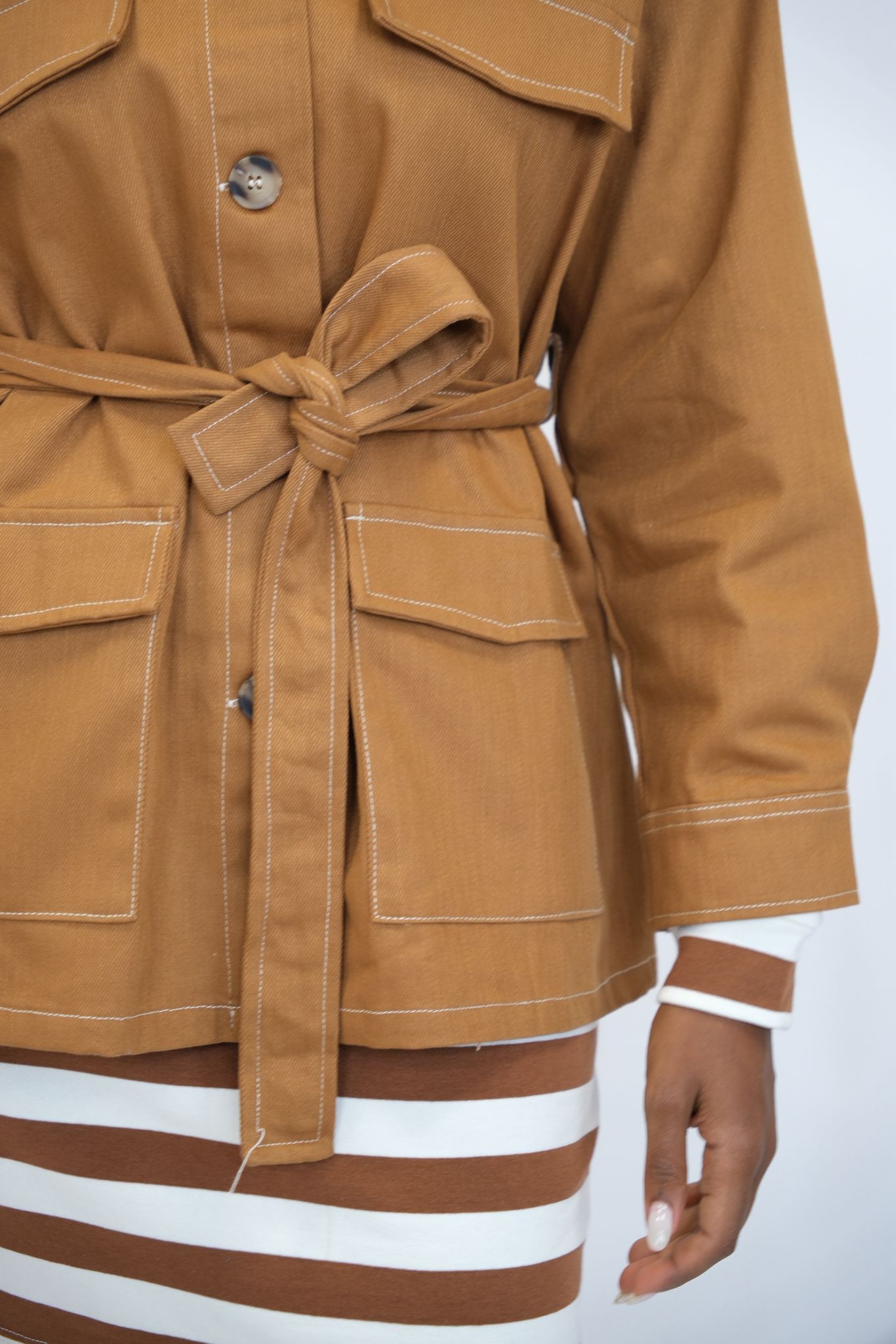 Giacca oversize - CAMMELLO