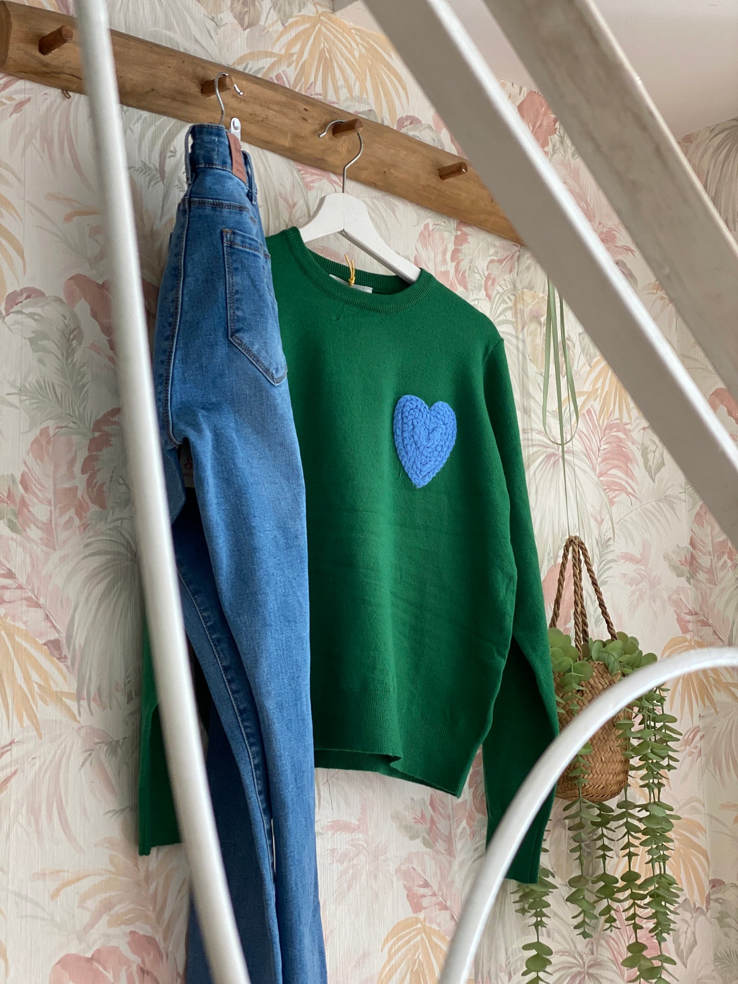 Maglia cuore su lato - VERDE
