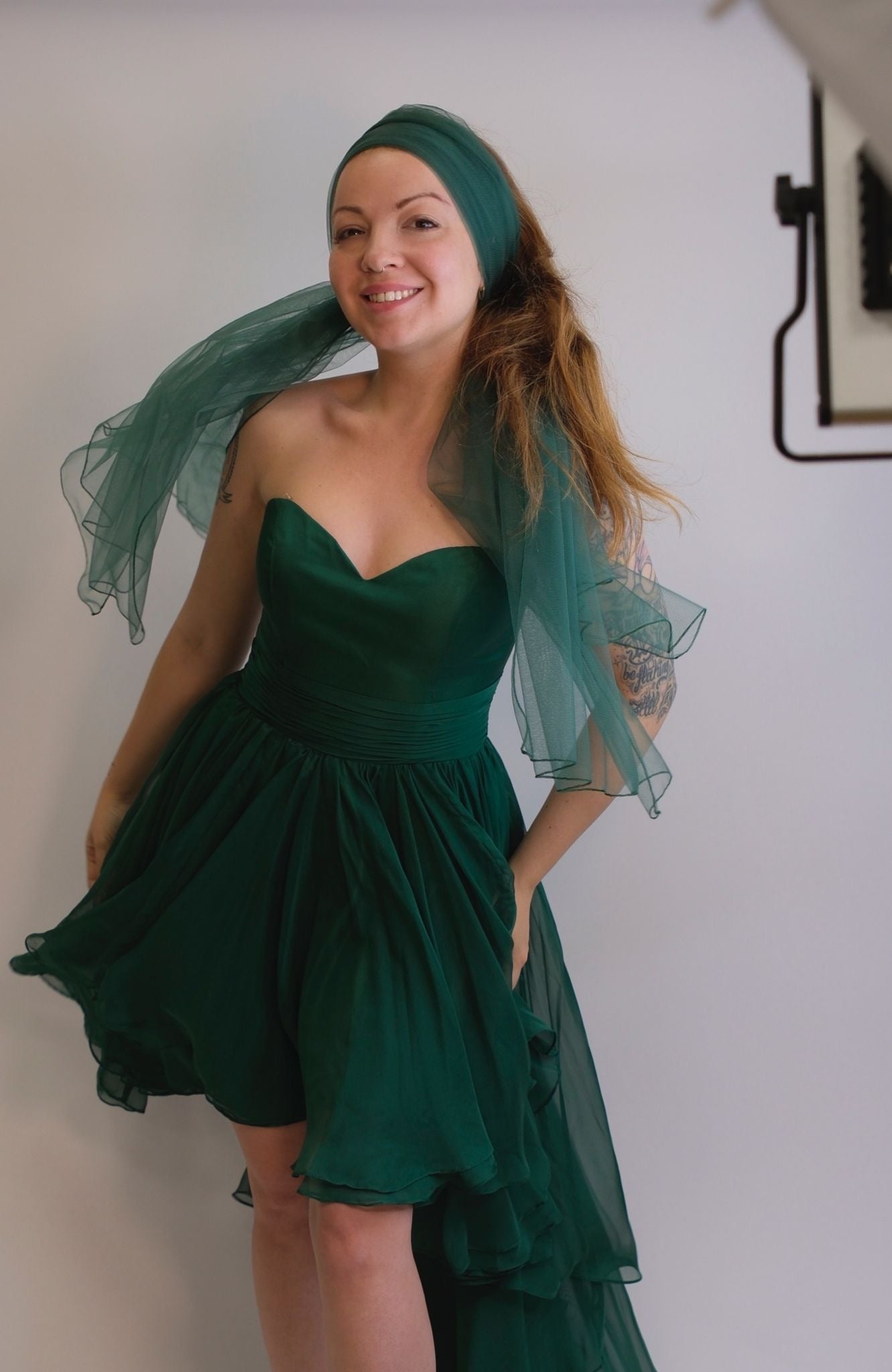 Abito ILARY cerimonia - VERDE
