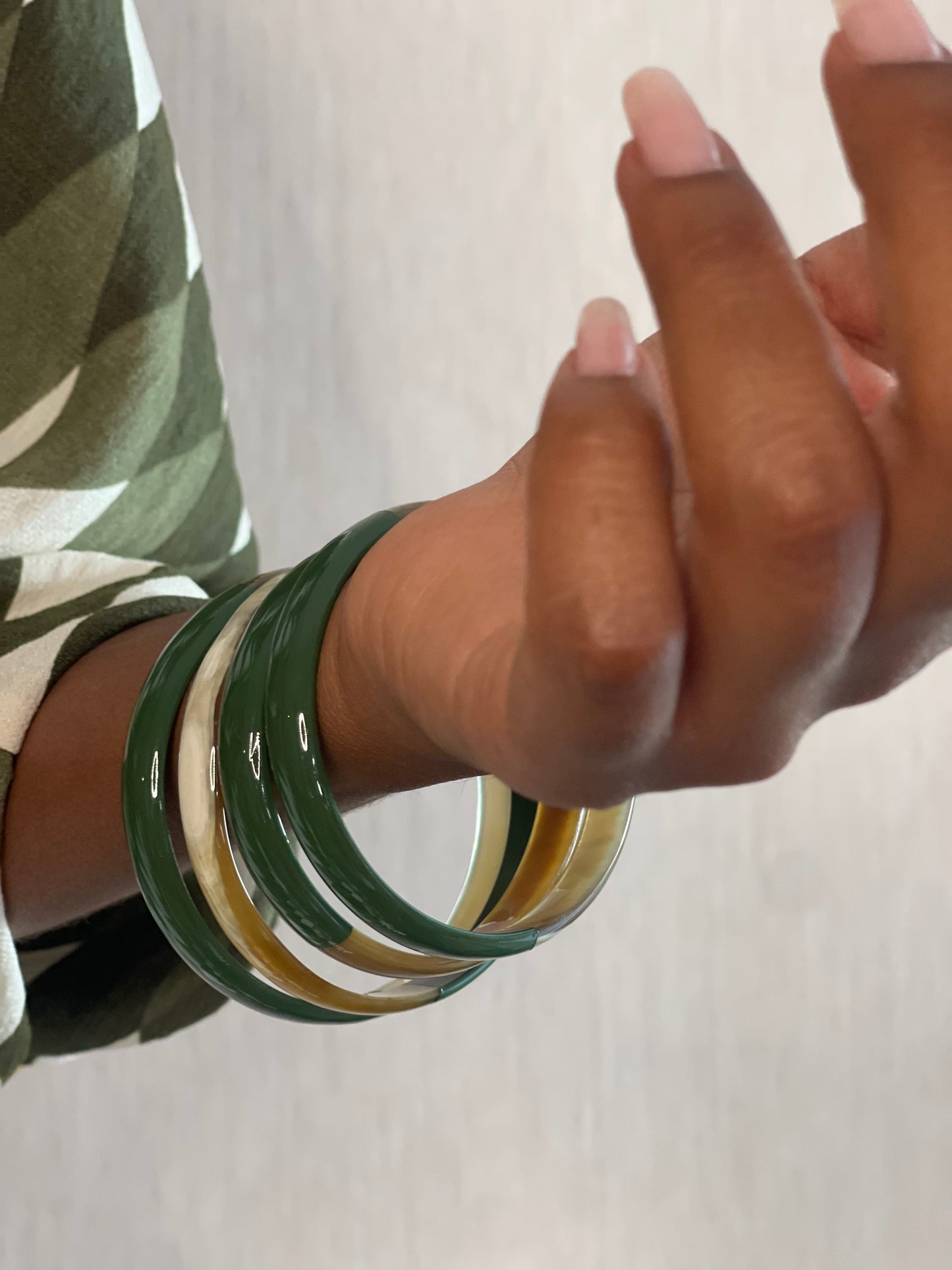BRACCIALE CORNO-2 Duo Verde - VERDE
