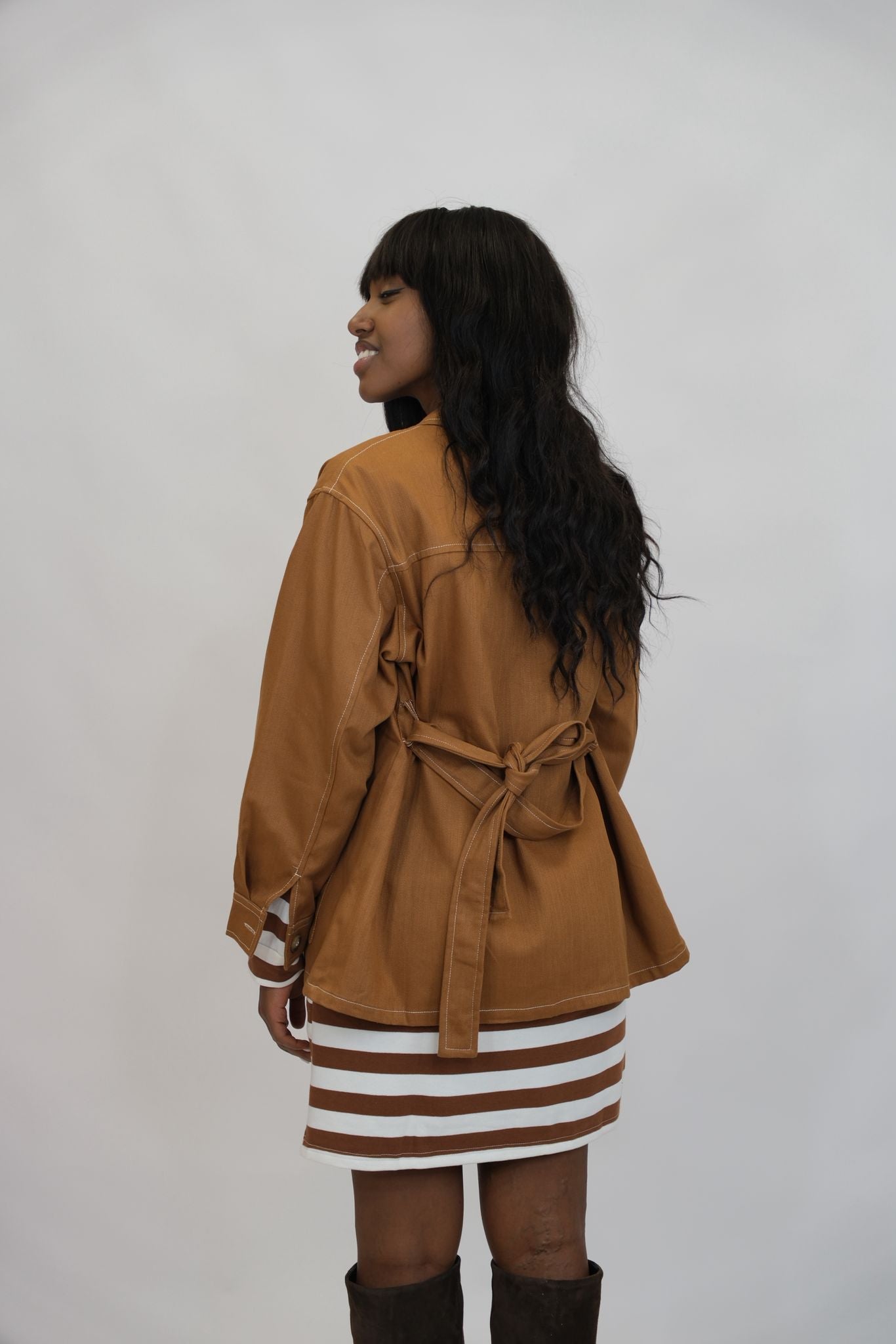 Giacca oversize - CAMMELLO