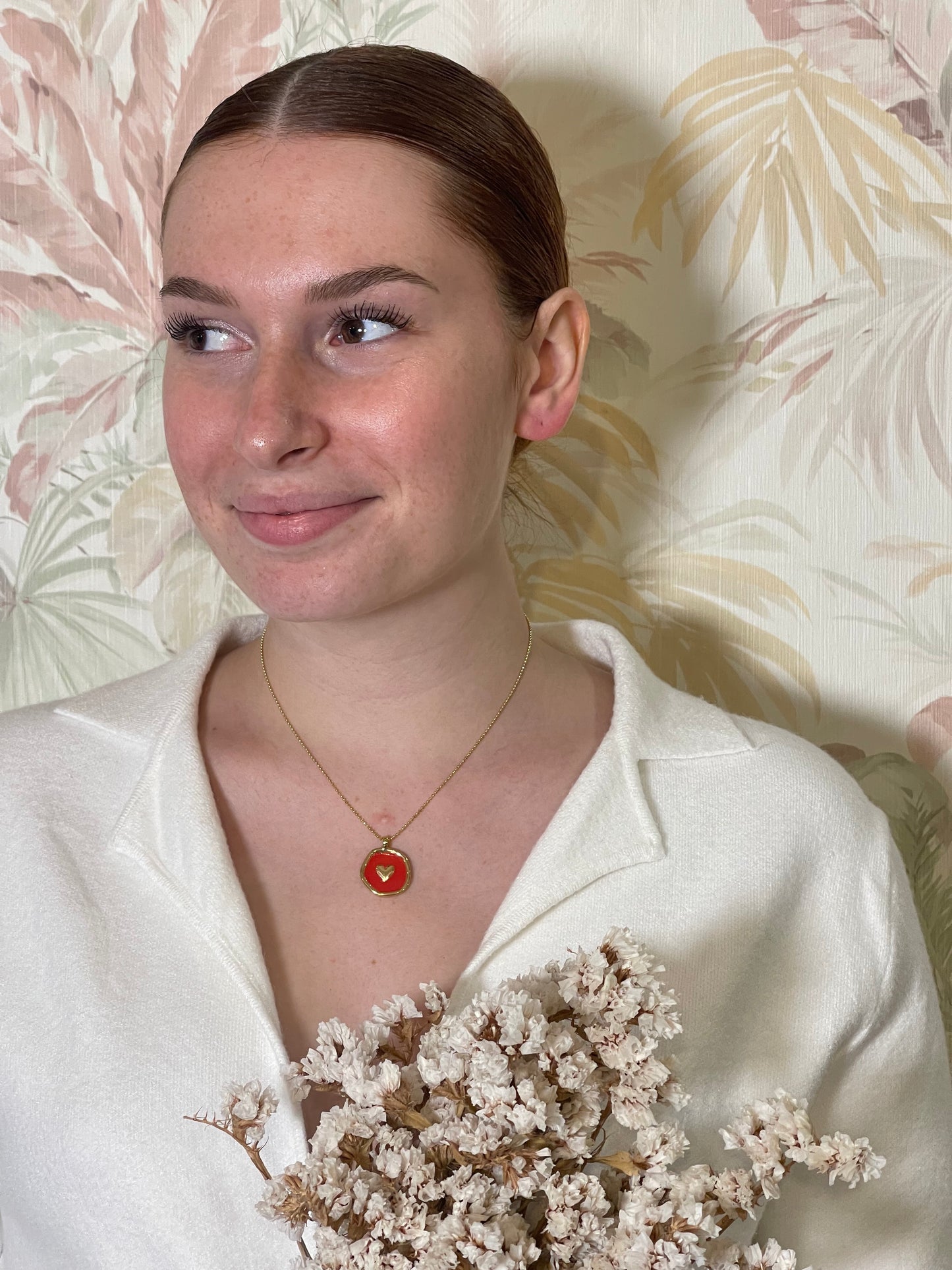 Collana 0015 cuore - ROSSO