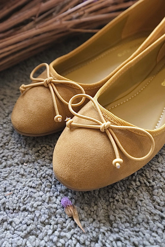 Ballerine C0301SE camoscio - SENAPE