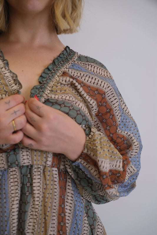 Abito ZP720 Fantasia - BEIGE