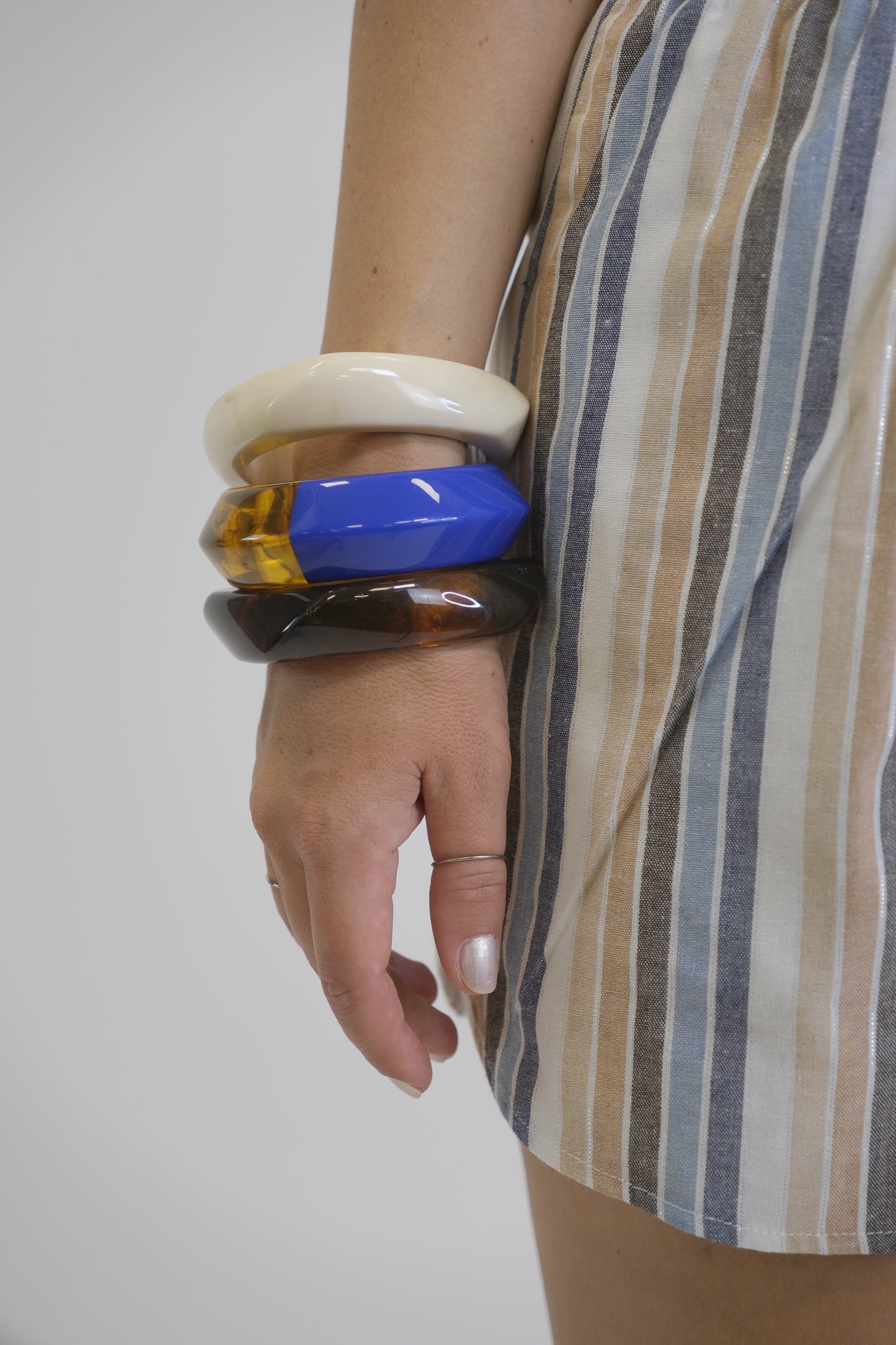 Bracciale Quadrato Smussato - PANNA