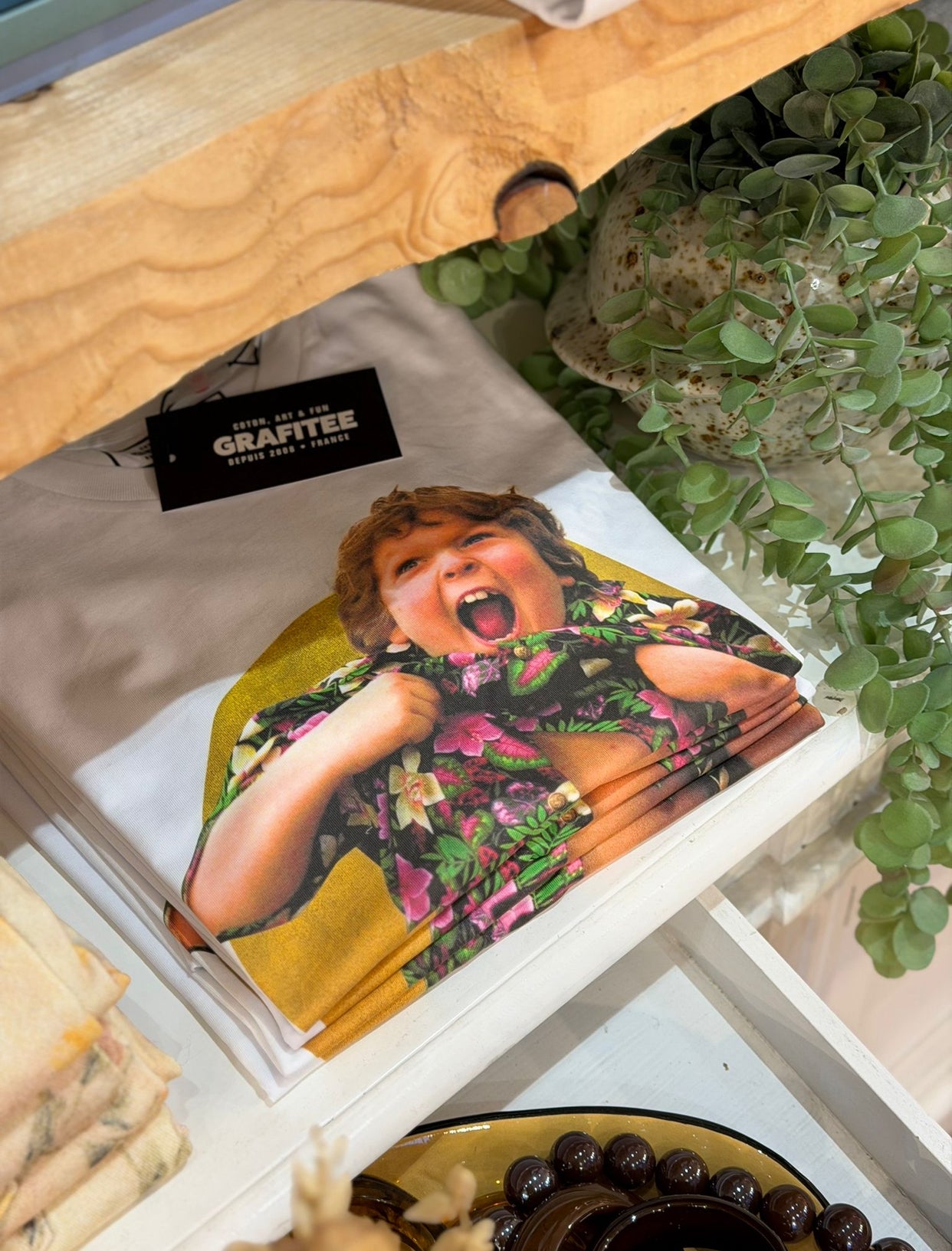 T-shirt stampa Truffle Shuffle - BIANCO