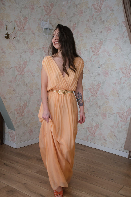 Abito scollo a V Basic - PESCA