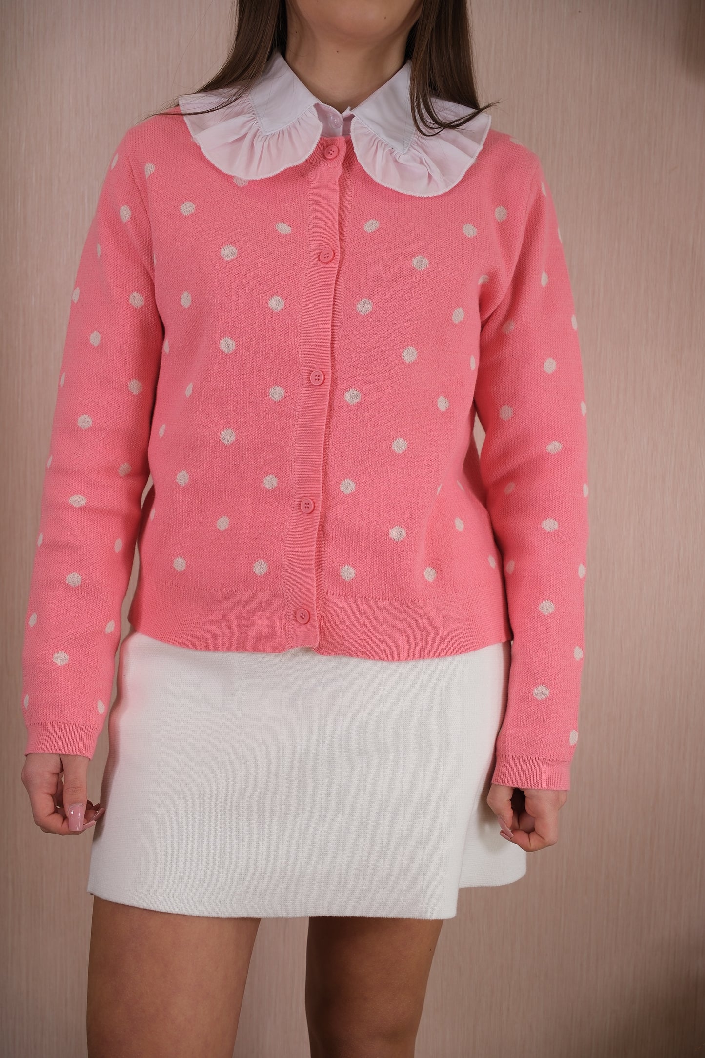 Cardigan 51C/10235 pois - ROSA
