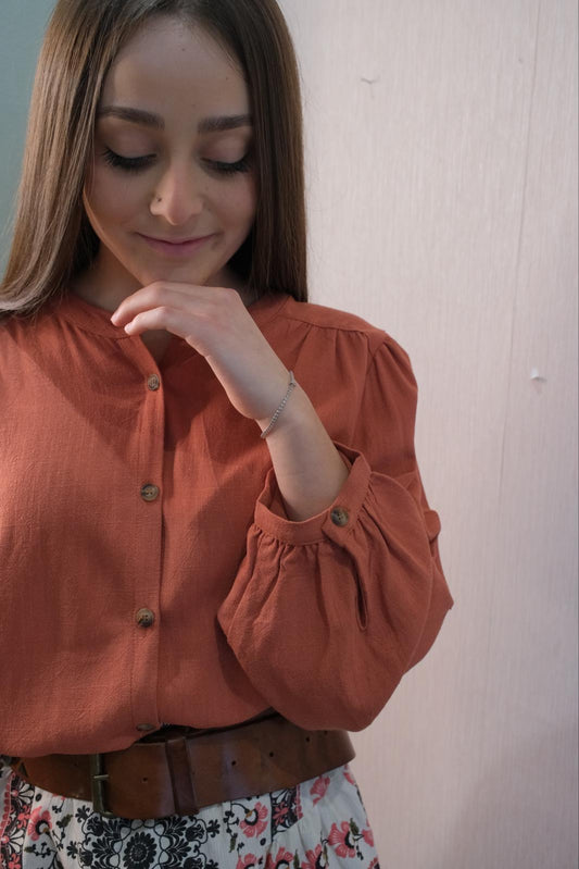 Camicia Potrait - TERRACOTTA