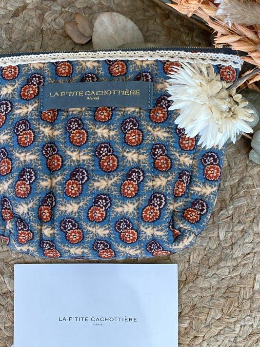 PORTAMONETE PIZZO - FIORI DOPPI