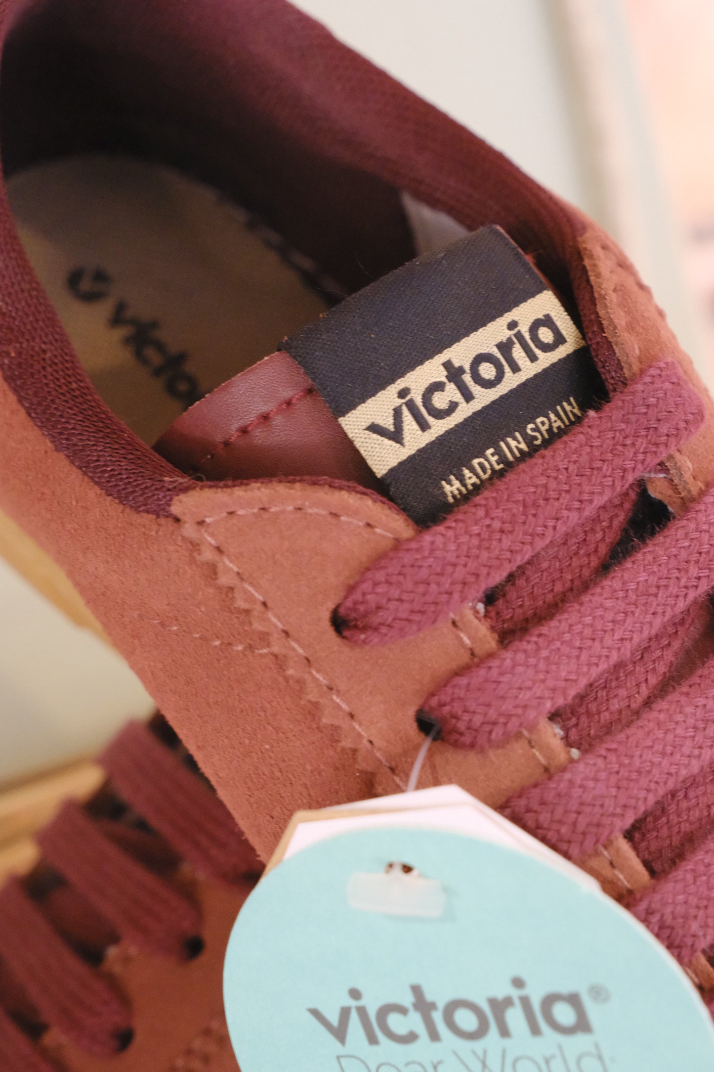 Sneakers basse in pelle - MARRONE