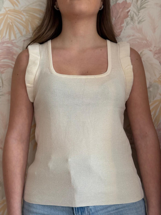 Top YP1388 tinta unita - BEIGE