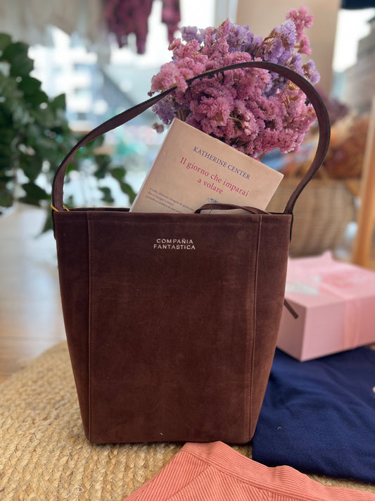 Borsa secchiello - MARRONE