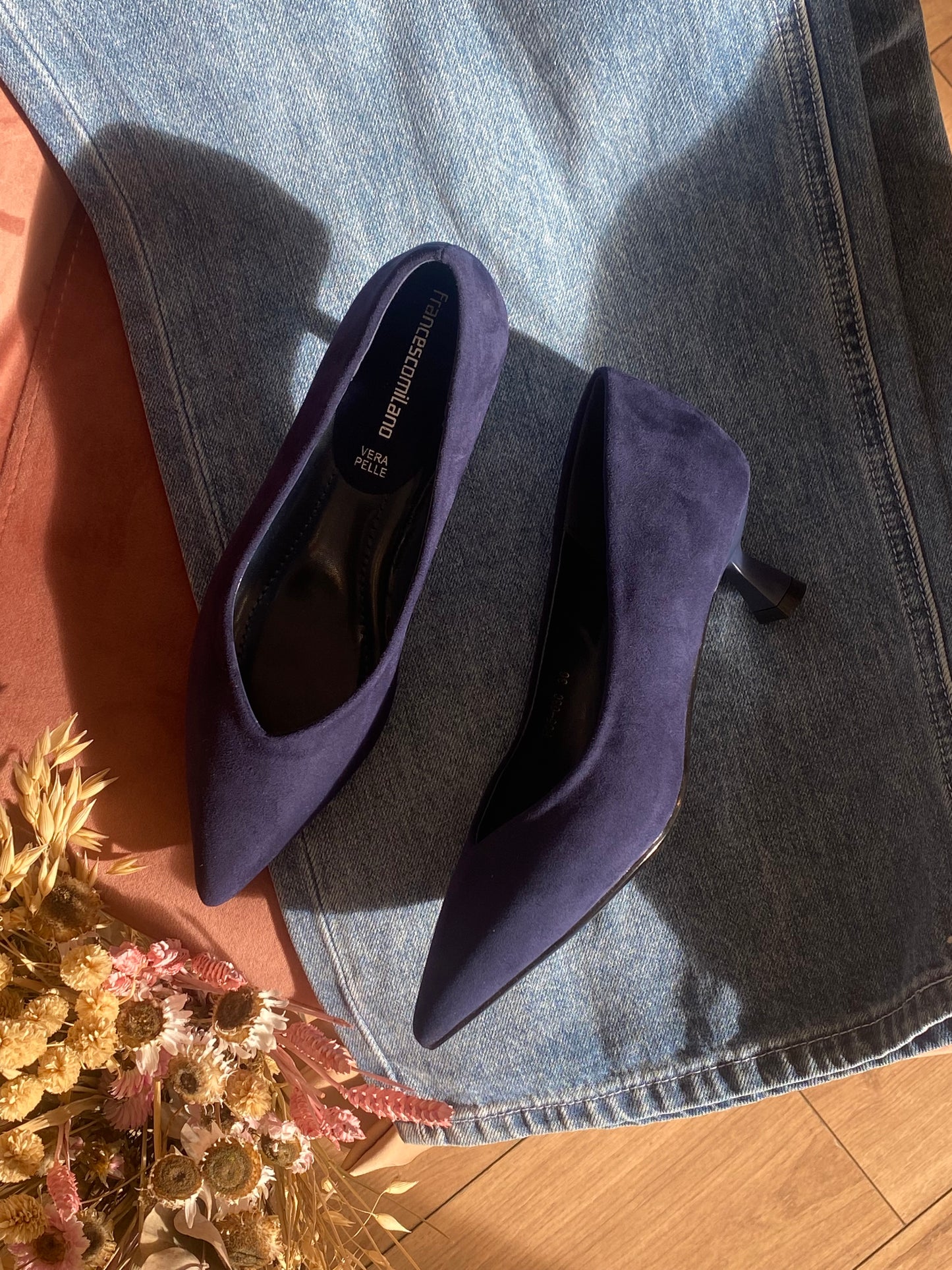 Decollete camoscio - VIOLA