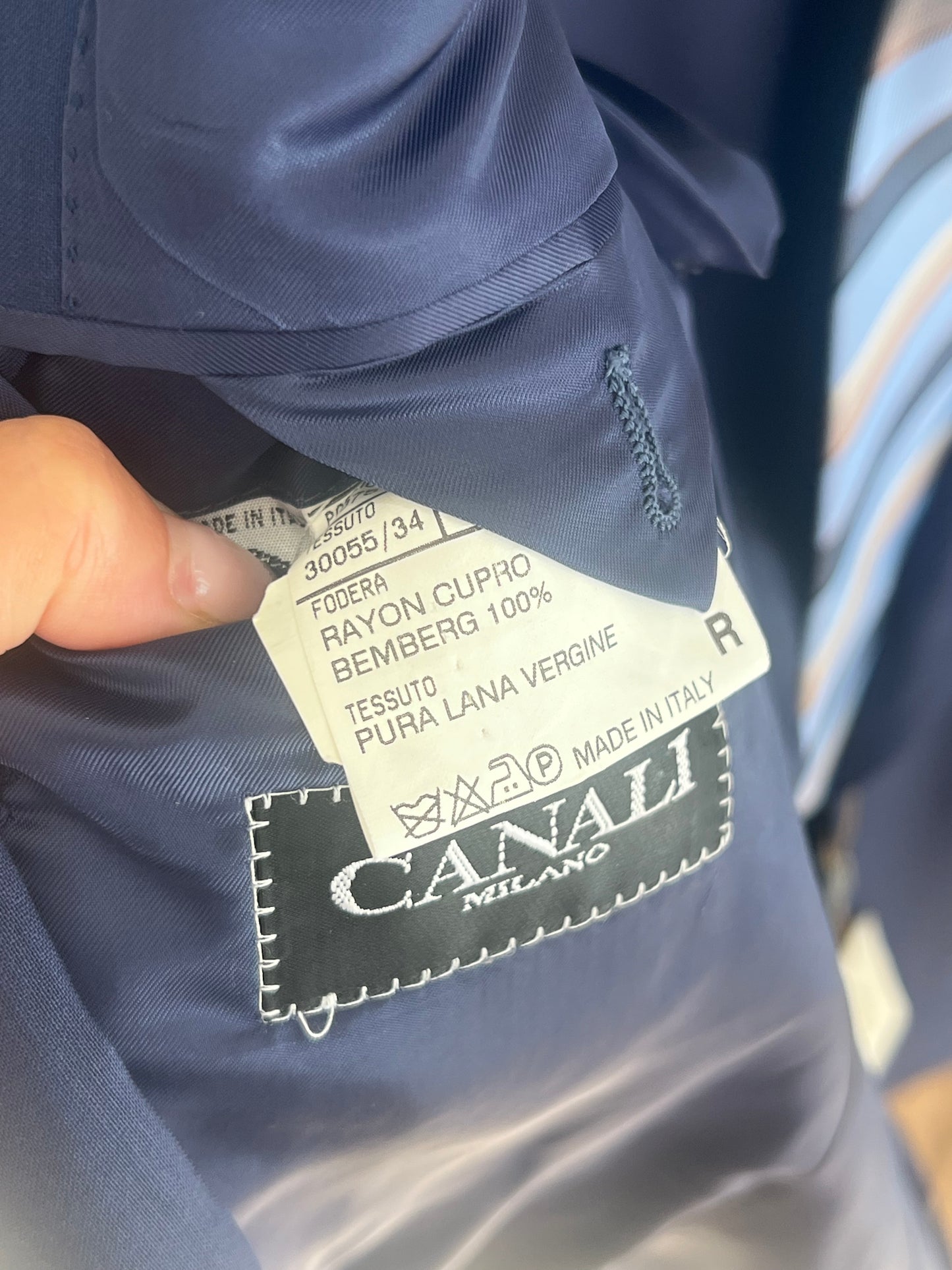 Giacca Canali un bottone - BLUE
