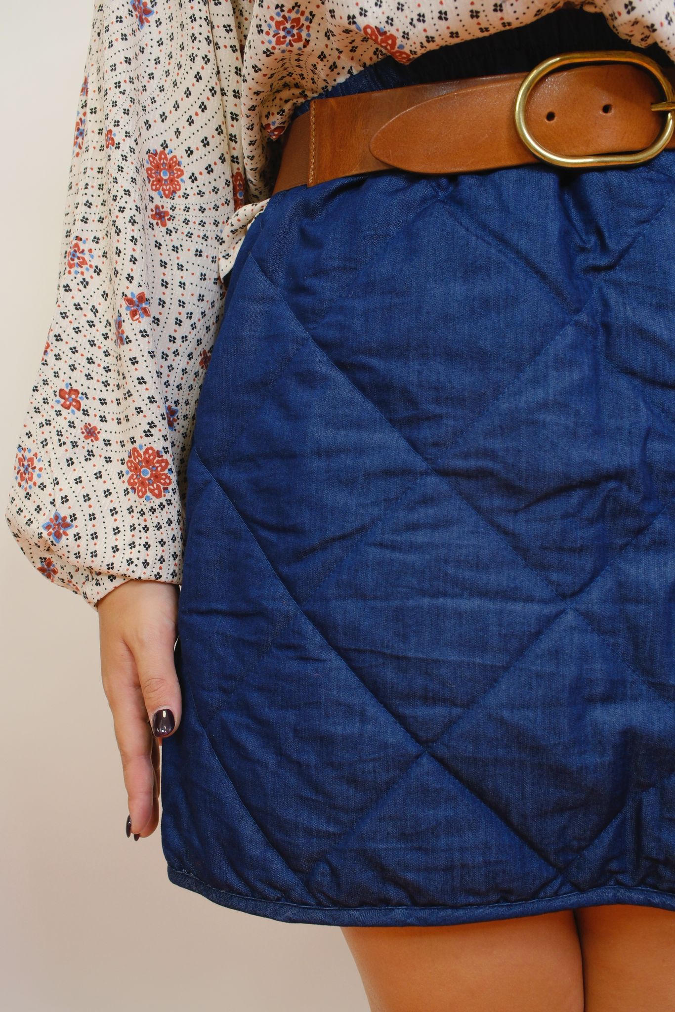Gonna denim - BLUE