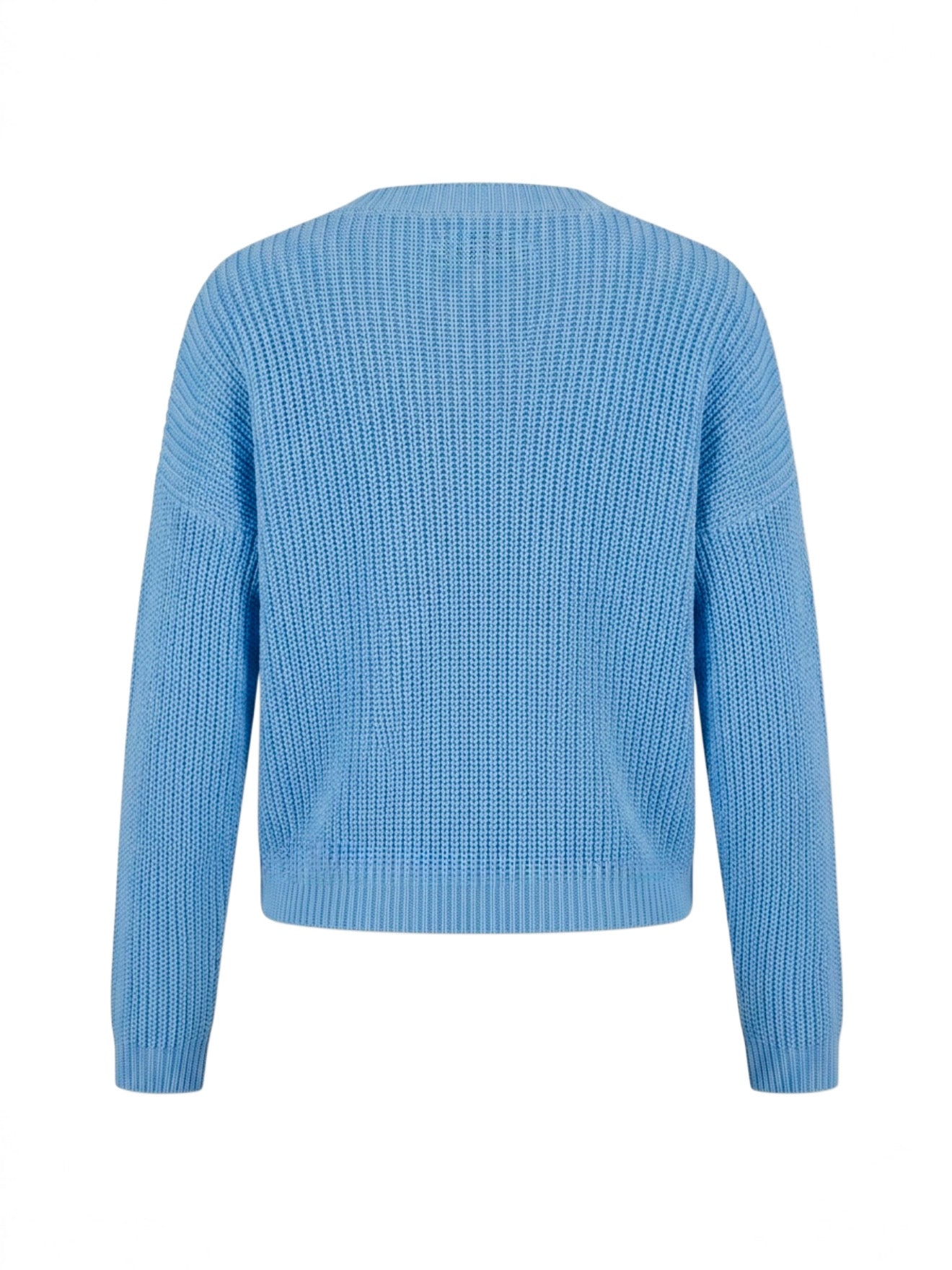 Cardigan con bottoni - AZZURRO