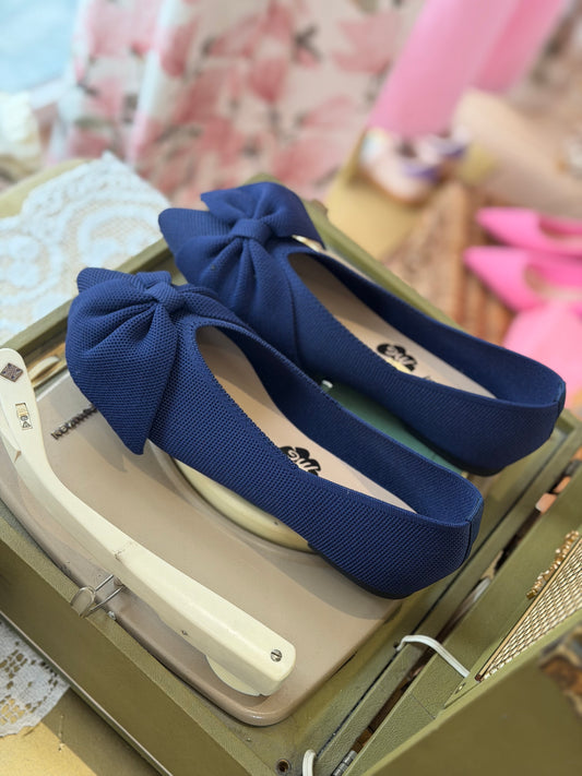 Ballerina fiocco - BLU NAVY