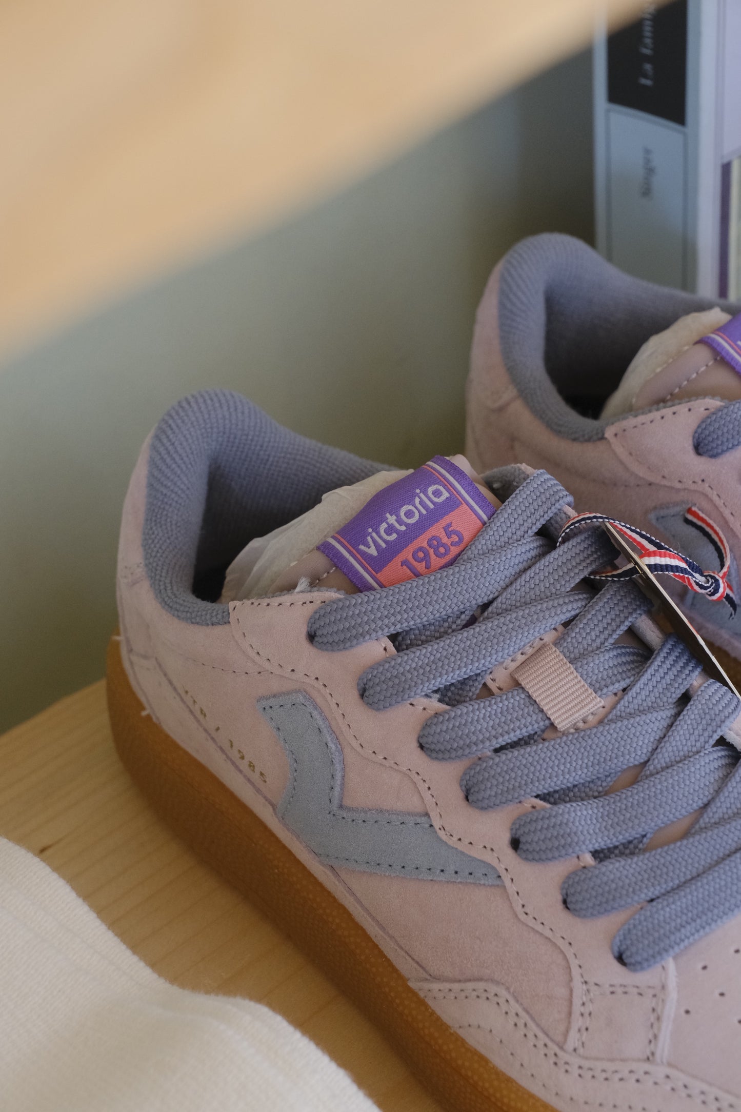 Sneakers camoscio - ROSA