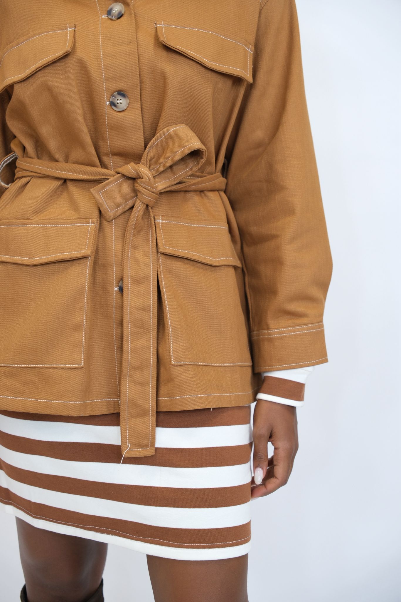 Giacca oversize - CAMMELLO