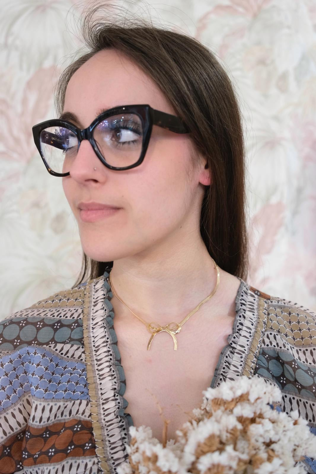 Collana fiocco - ORO
