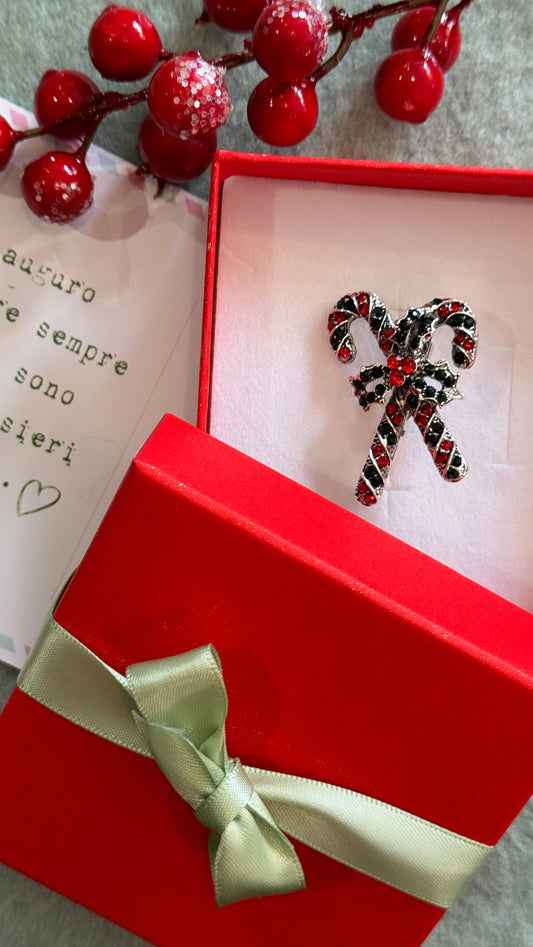 Spilla Stecco Zucchero - ARGENTO