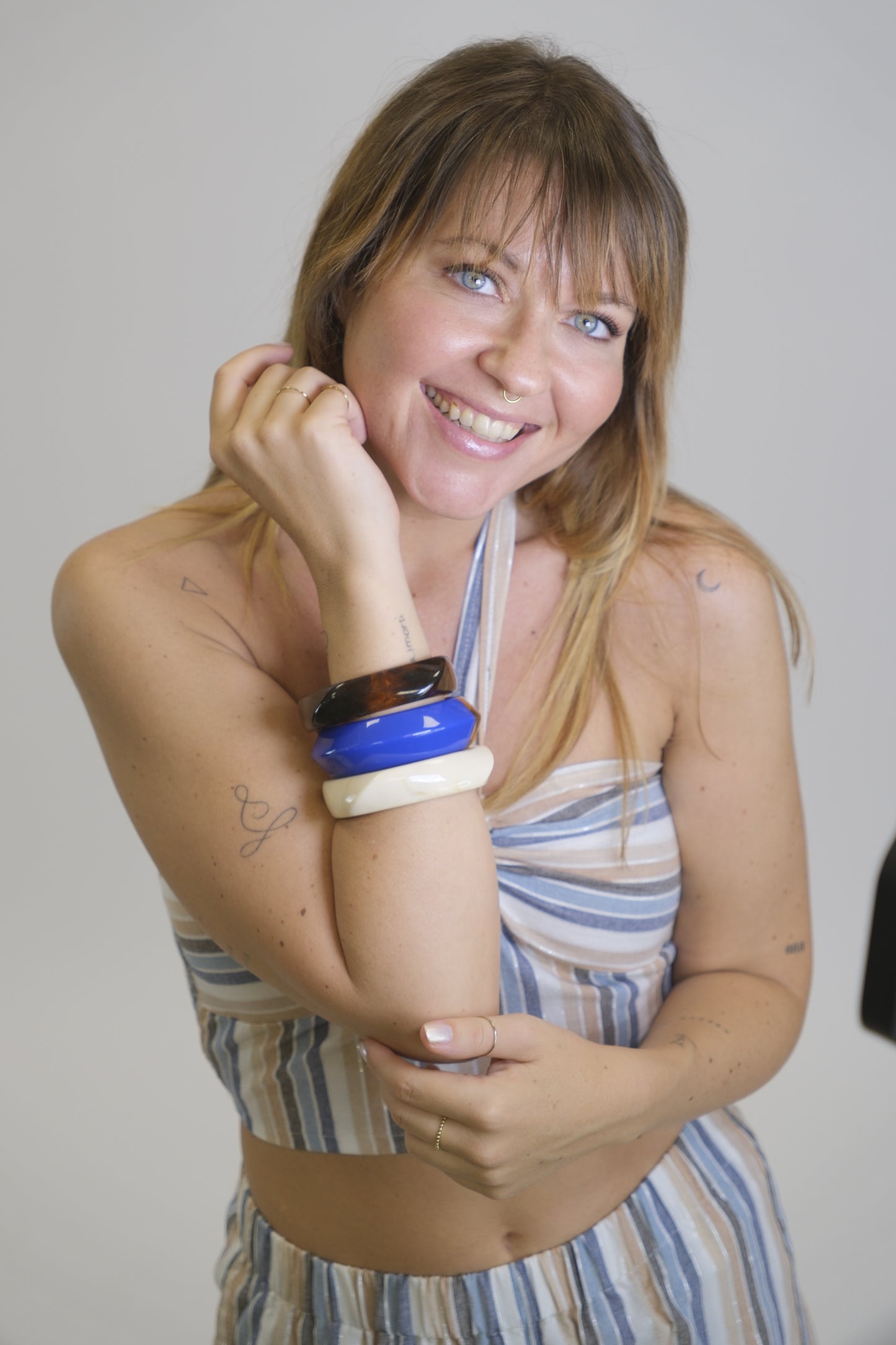 Bracciale Quadrato Smussato - PANNA
