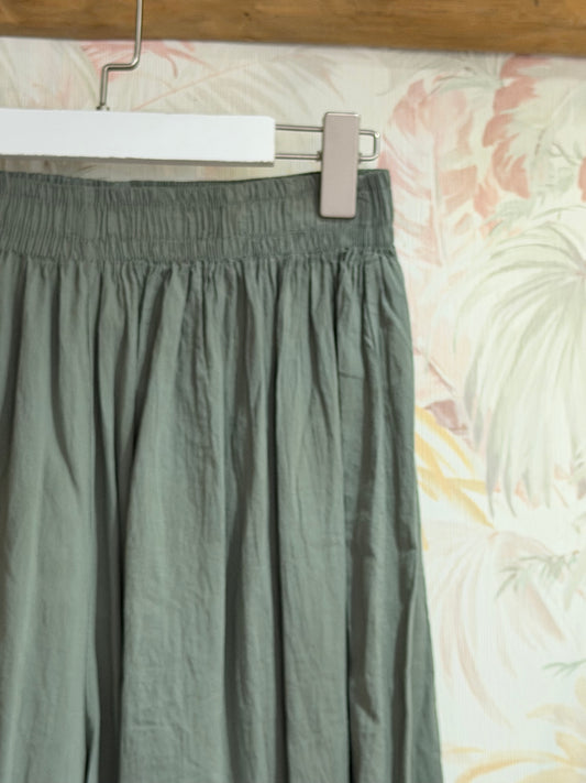 Pantalone gamba larga - VERDE MILITARE