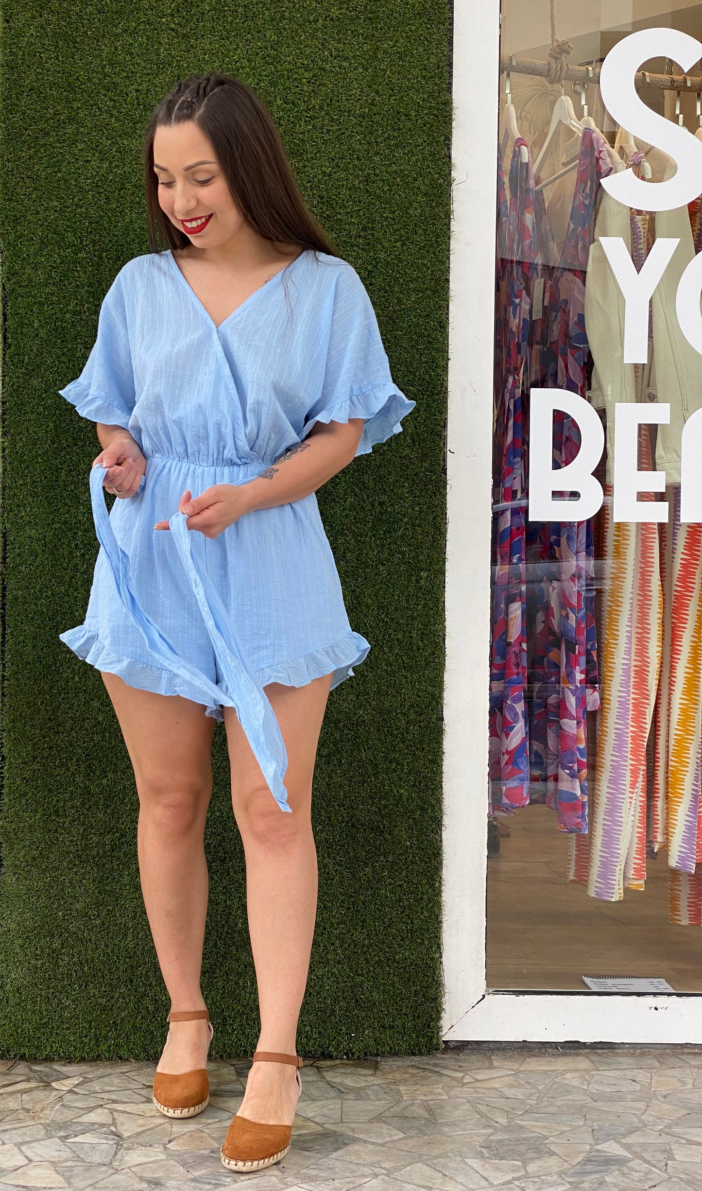 ZP340 Jumpsuit - SKY BLUE