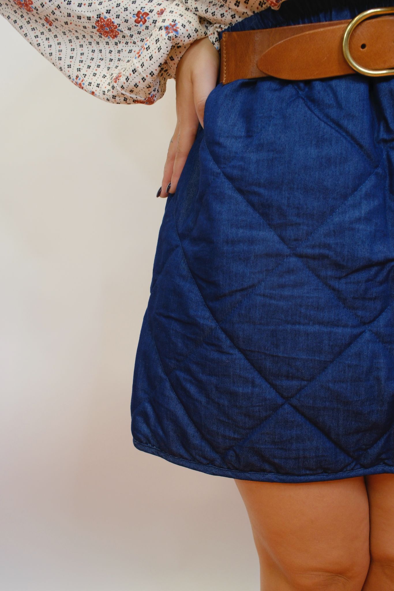 Gonna denim - BLUE