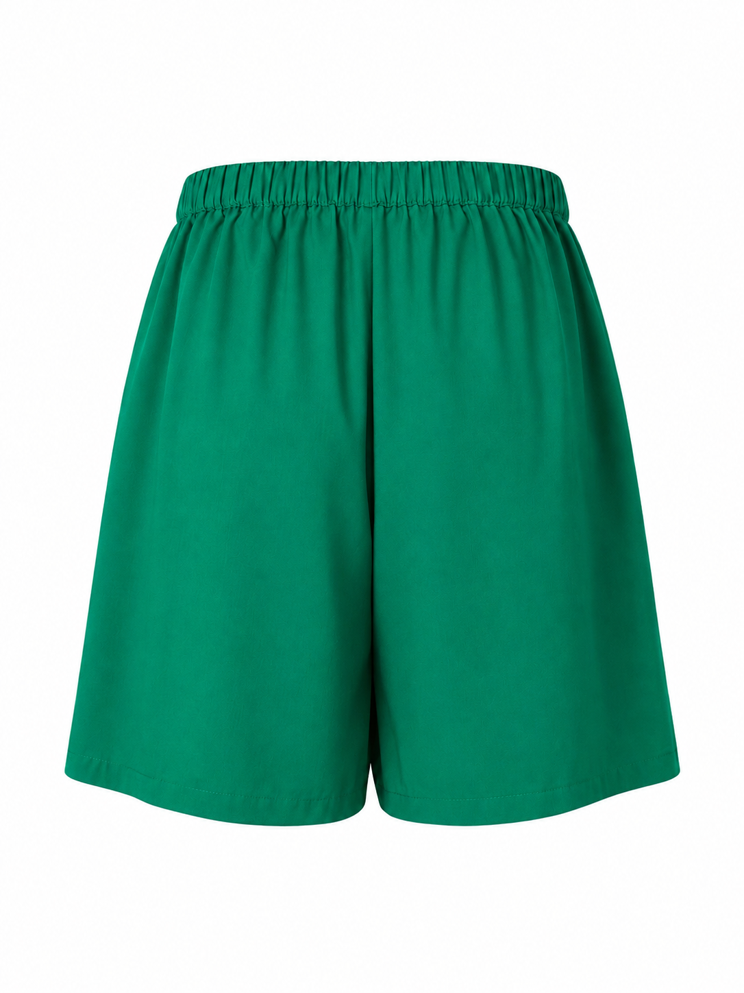 Shorts basic in cotone - VERDE