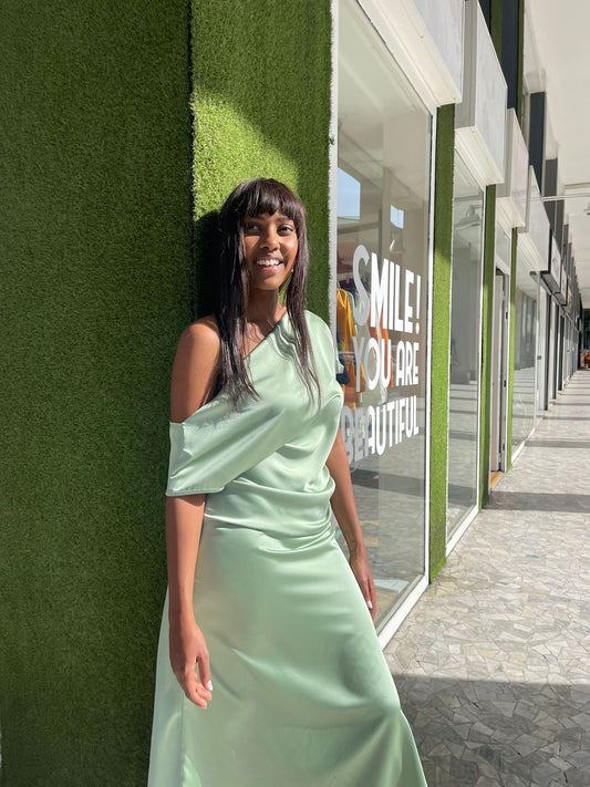 Abito 24SLUAB14LUMENTA - VERDE ACQUA