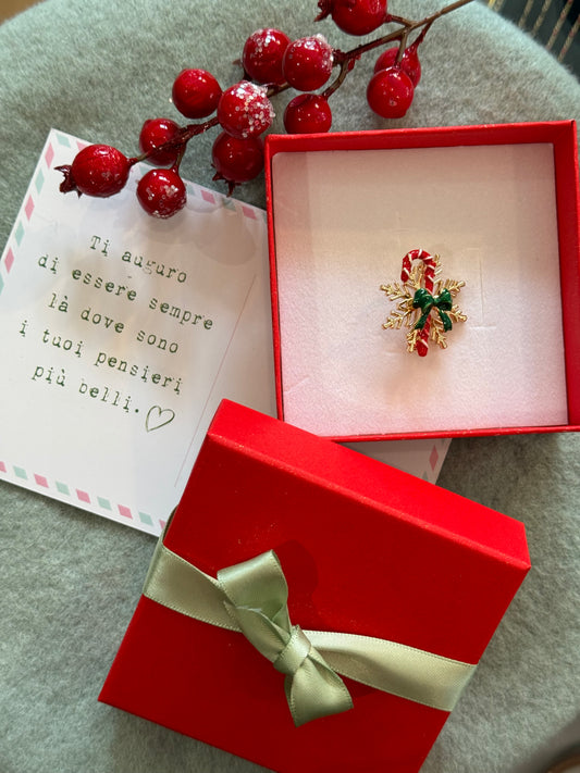 Spilla Fiocco e Stecco - ORO