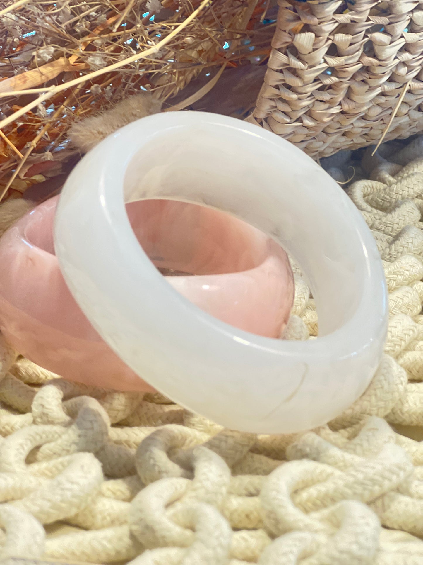 Bracciale Tondo Bicolor - ROSA