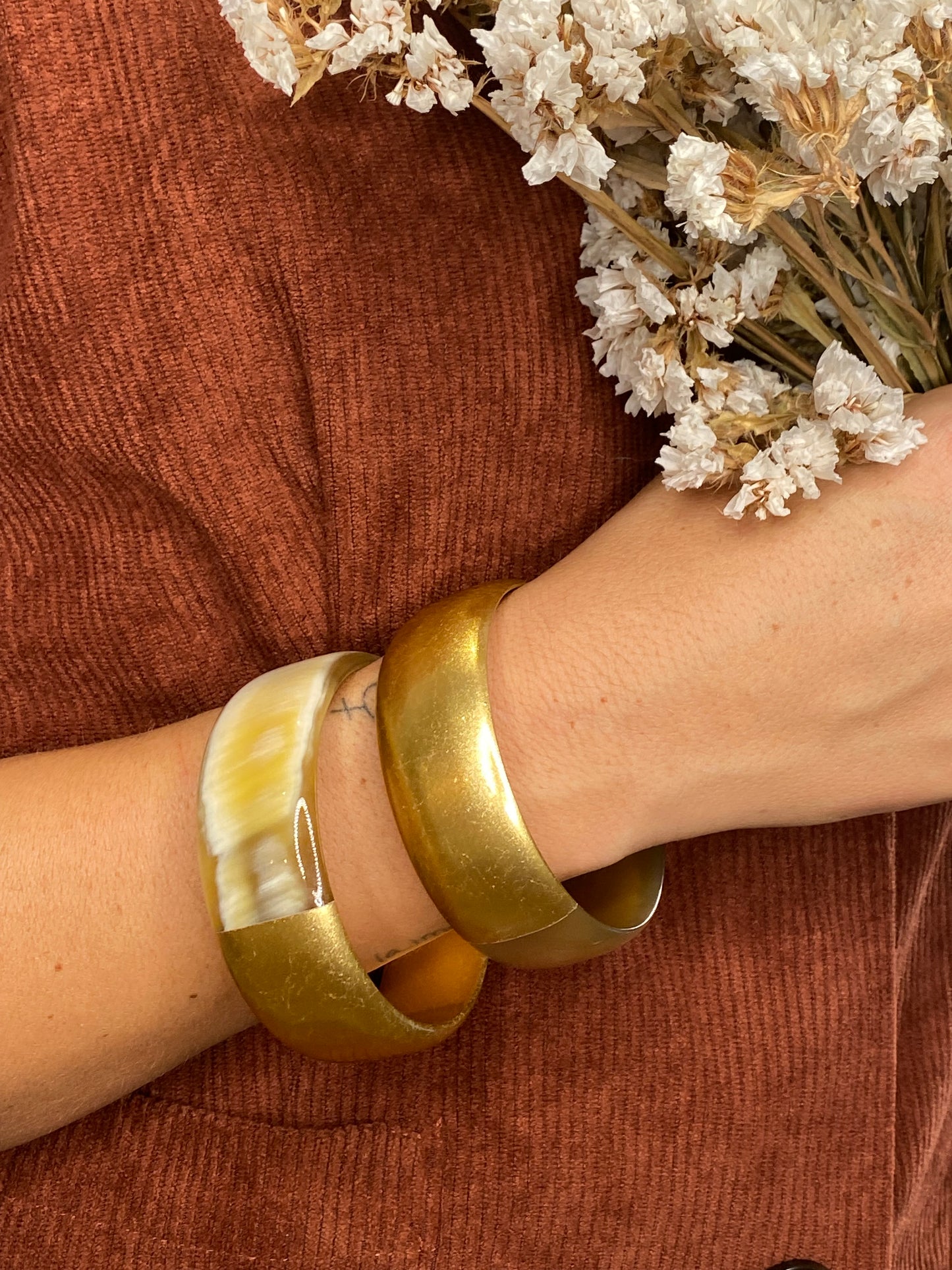BRACCIALE CORNO-3 Duo Gold - ORO