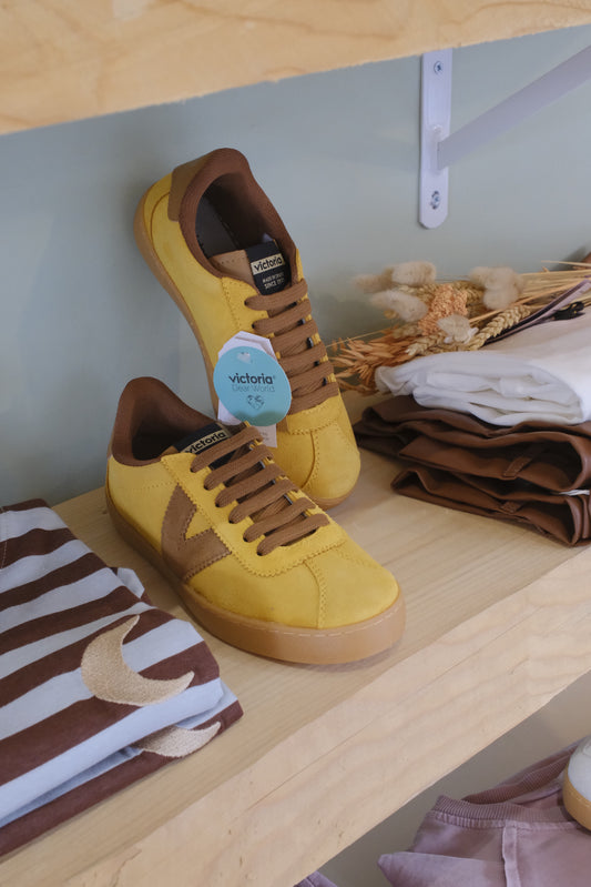 Sneakers basse in camoscio - SENAPE