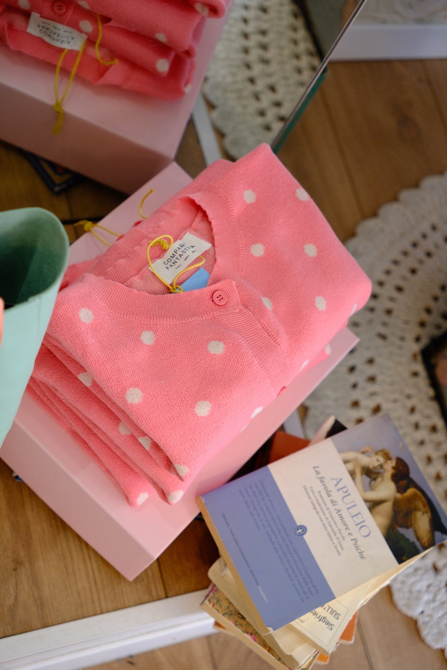 Cardigan 51C/10235 pois - ROSA