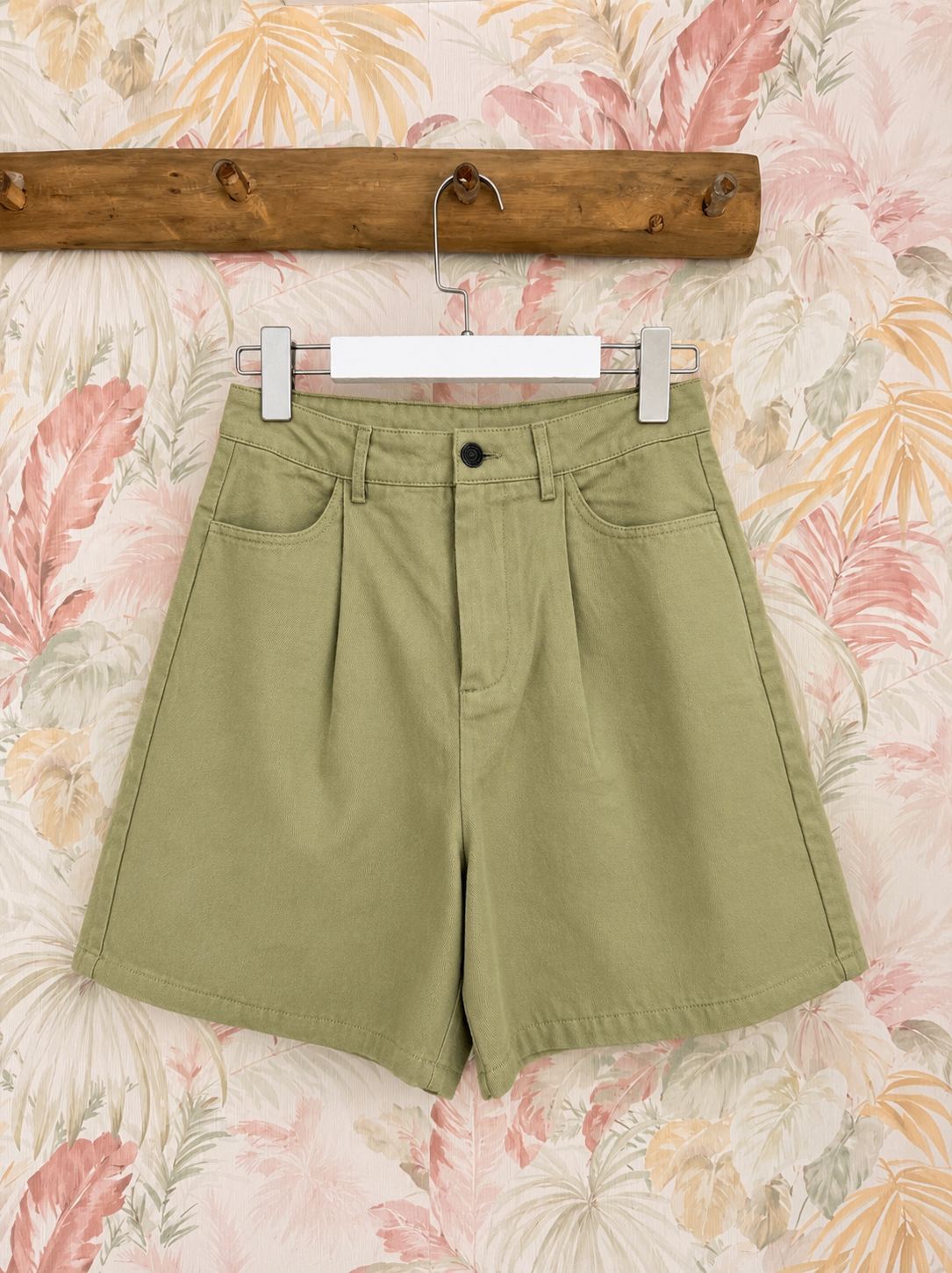 Shorts in tessuto - VERDE ACIDO