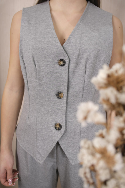 Gilet 009 basic - GRIGIO