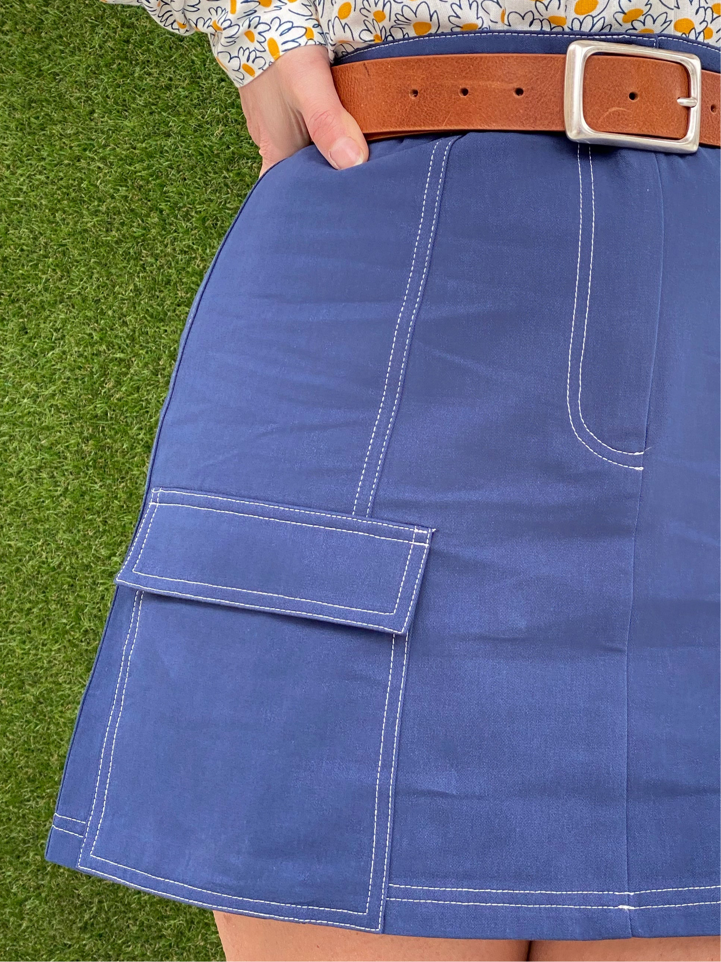 Skirt 41C/11011 - BLUE
