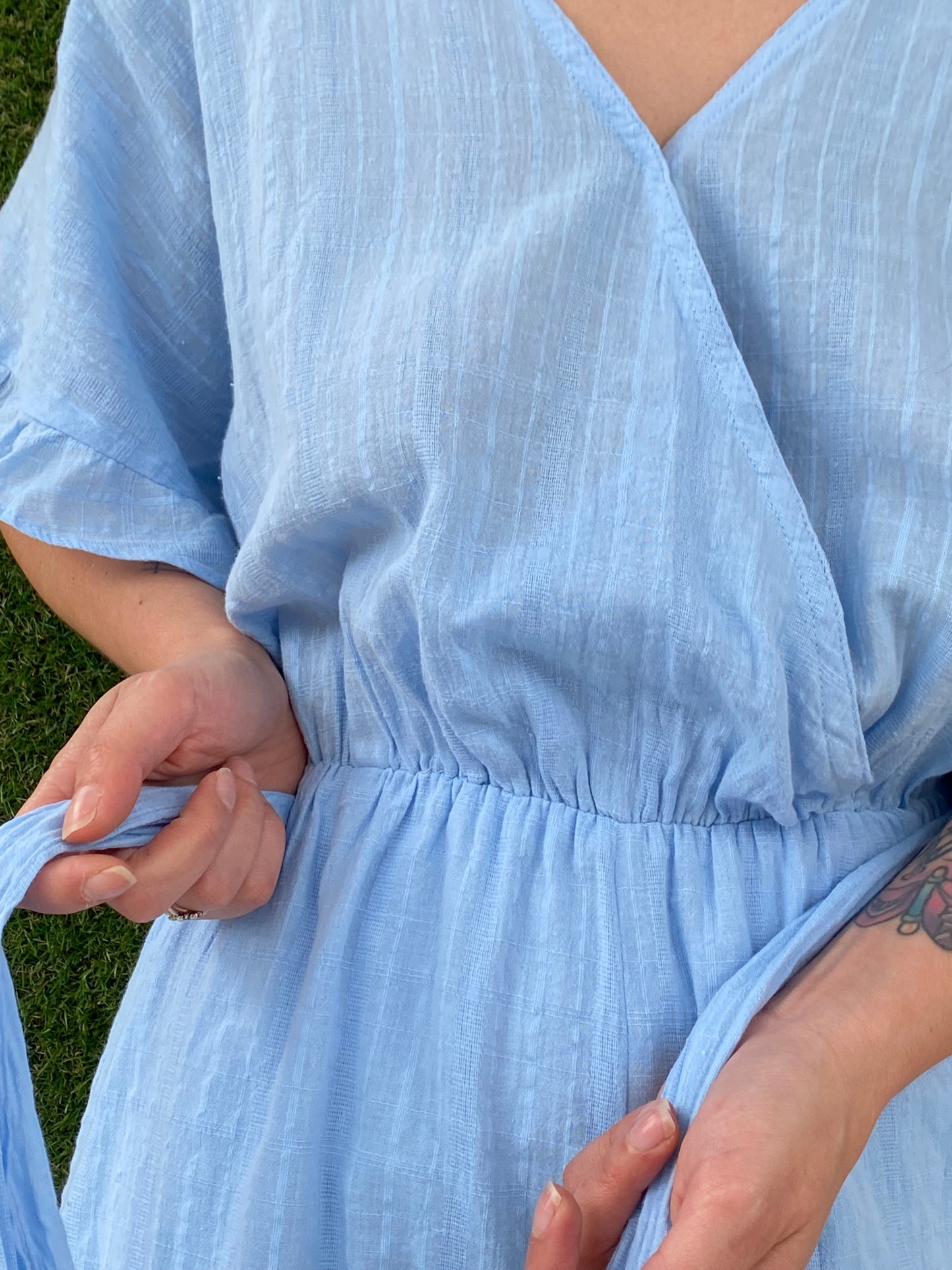 ZP340 Jumpsuit - SKY BLUE