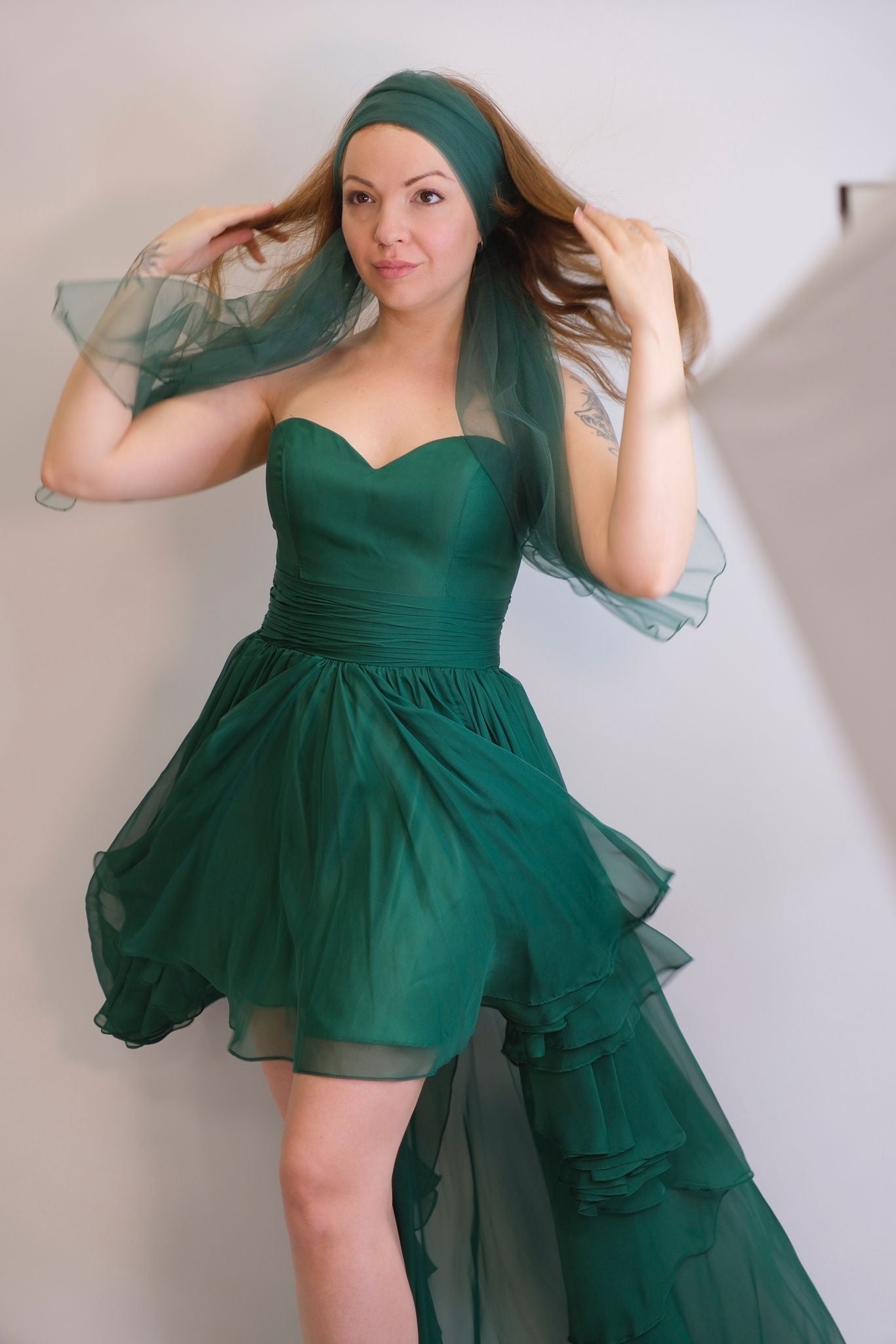 Abito ILARY cerimonia - VERDE