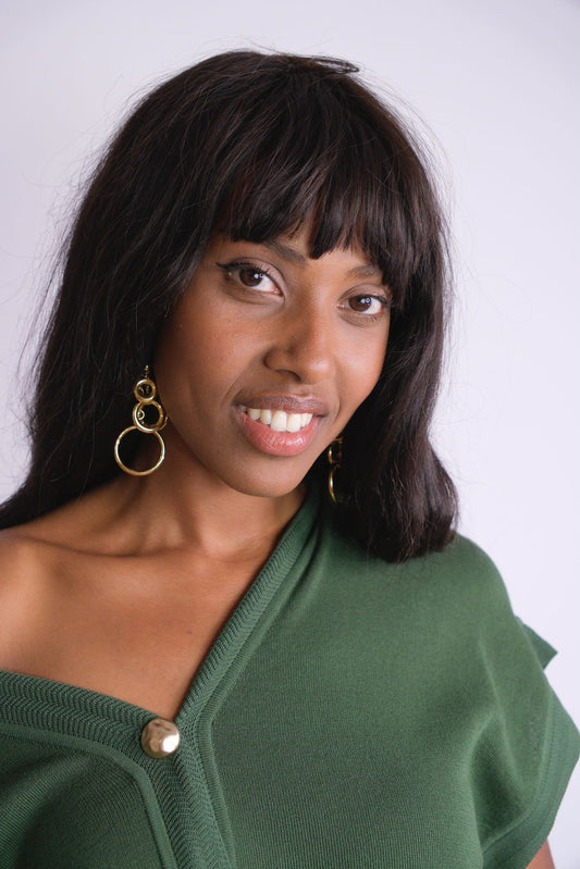 Orecchini Vintage Pendente cerchi - ORO