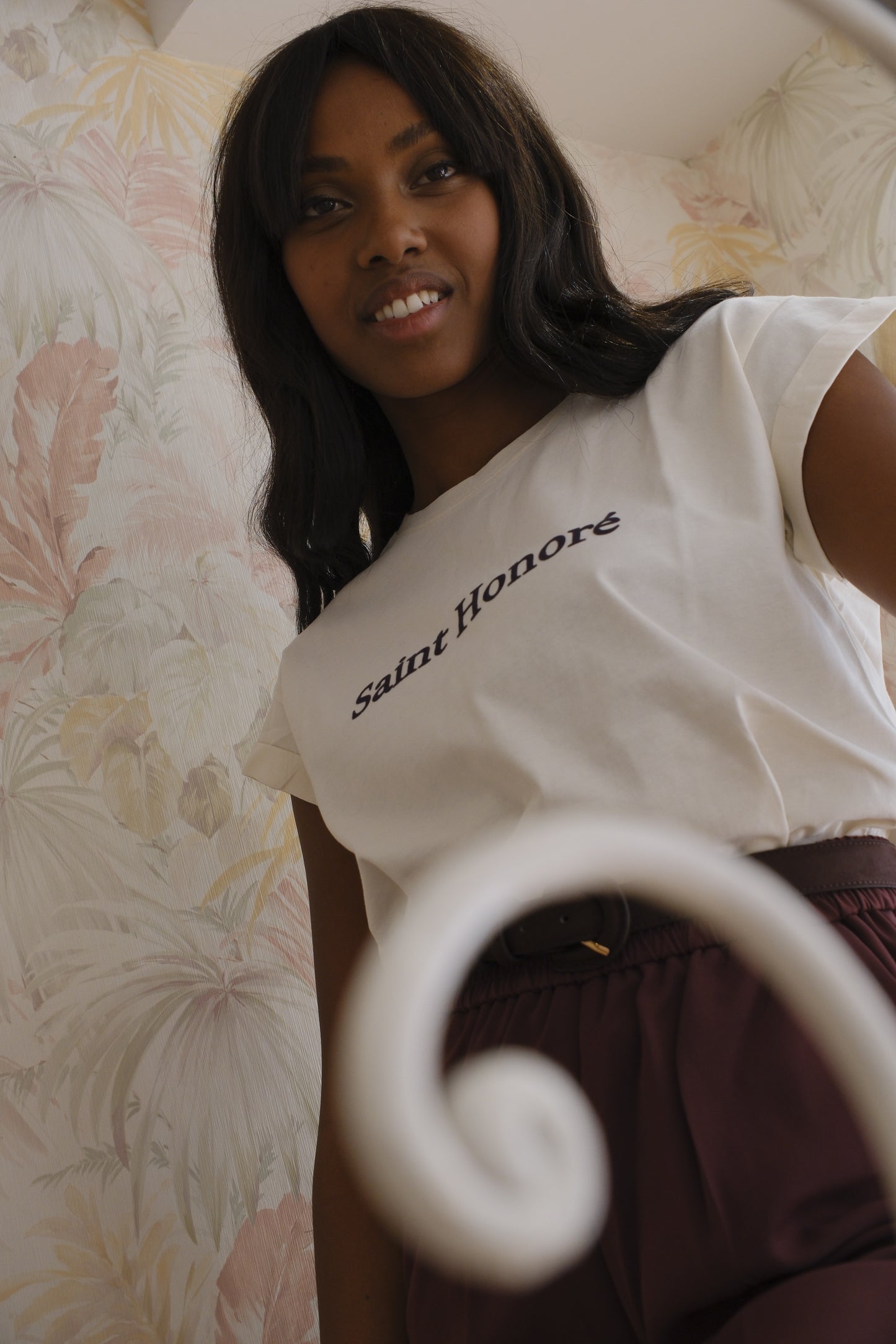 T-shirt stampa Saint Honoré - BURRO