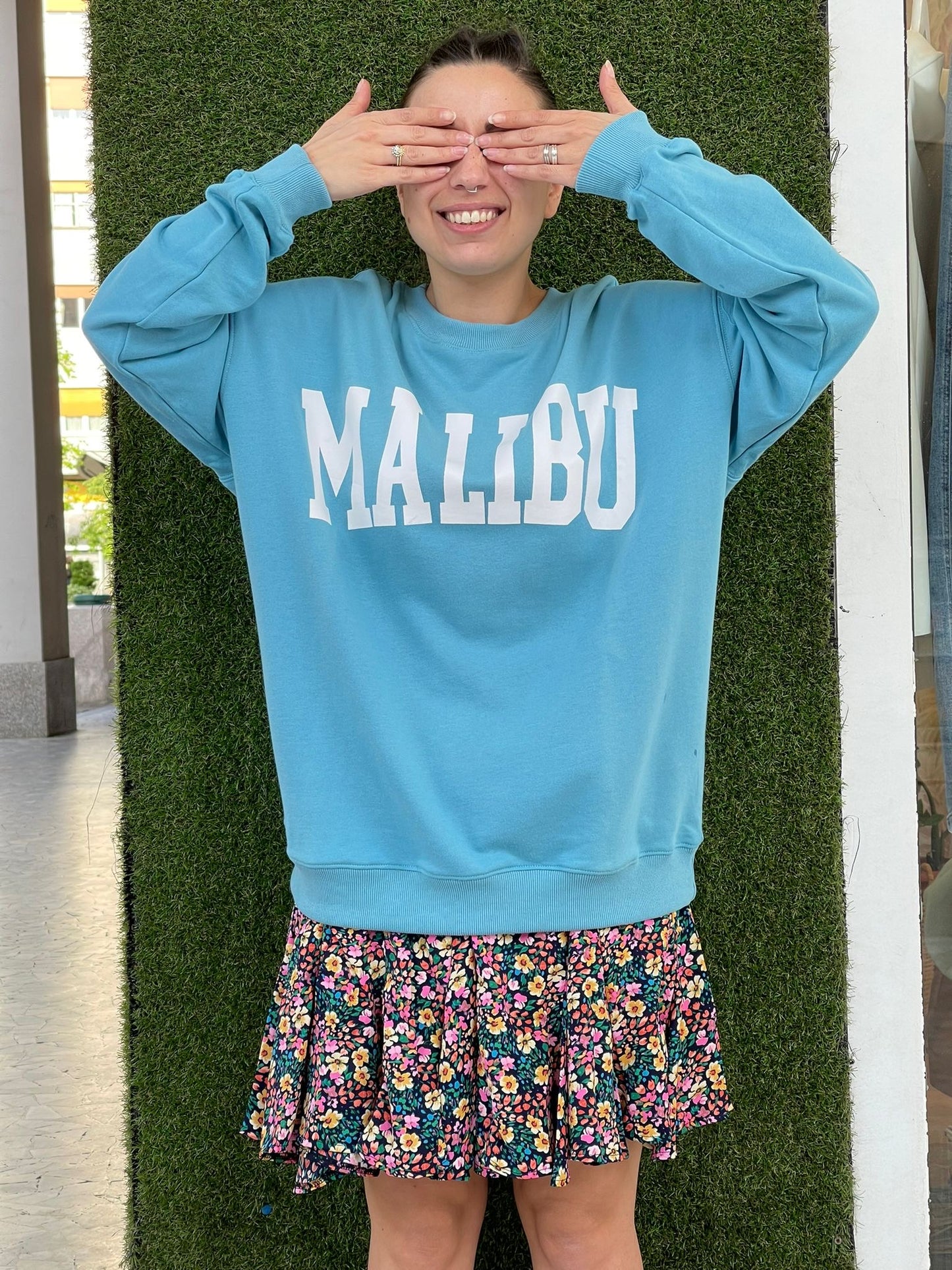 Felpa Malibu - AZZURRO