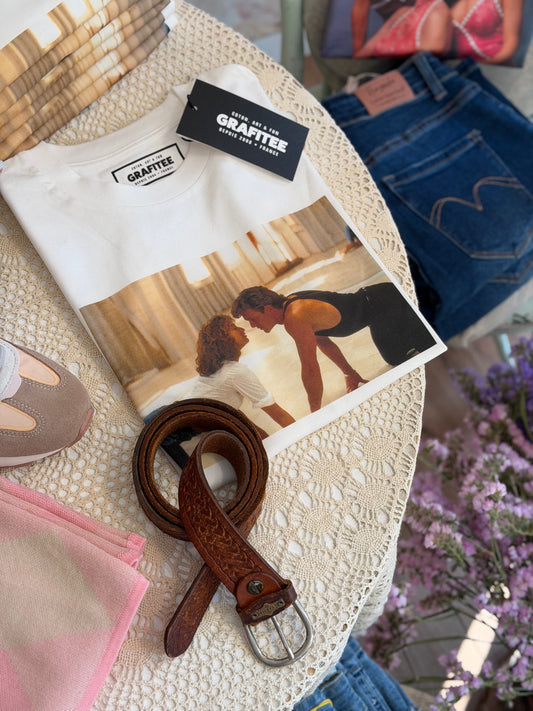T-shirt stampa Dirty Dancing - BIANCO